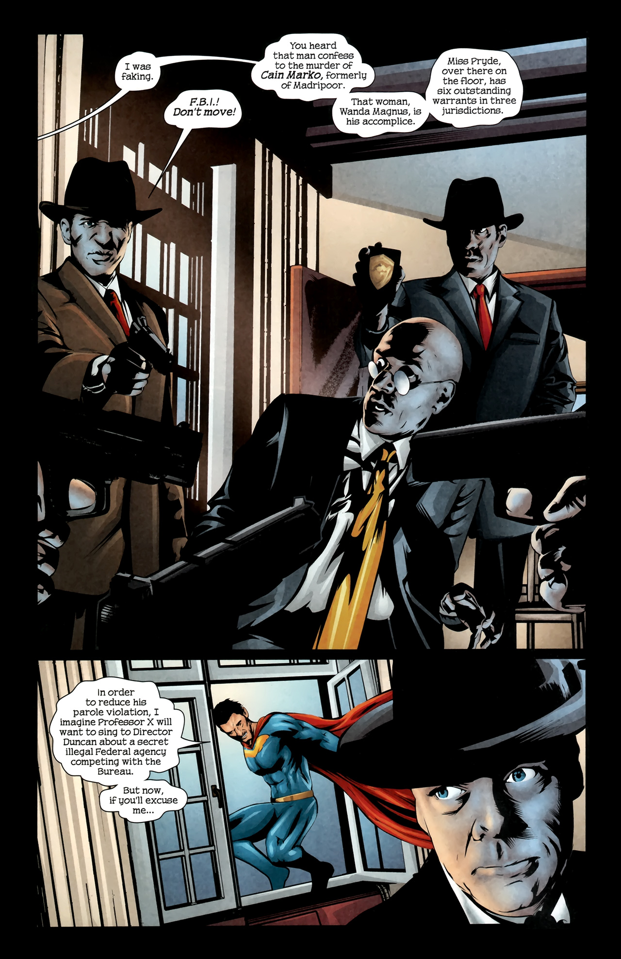 Read online X-Men Noir: Mark of Cain comic -  Issue #4 - 22