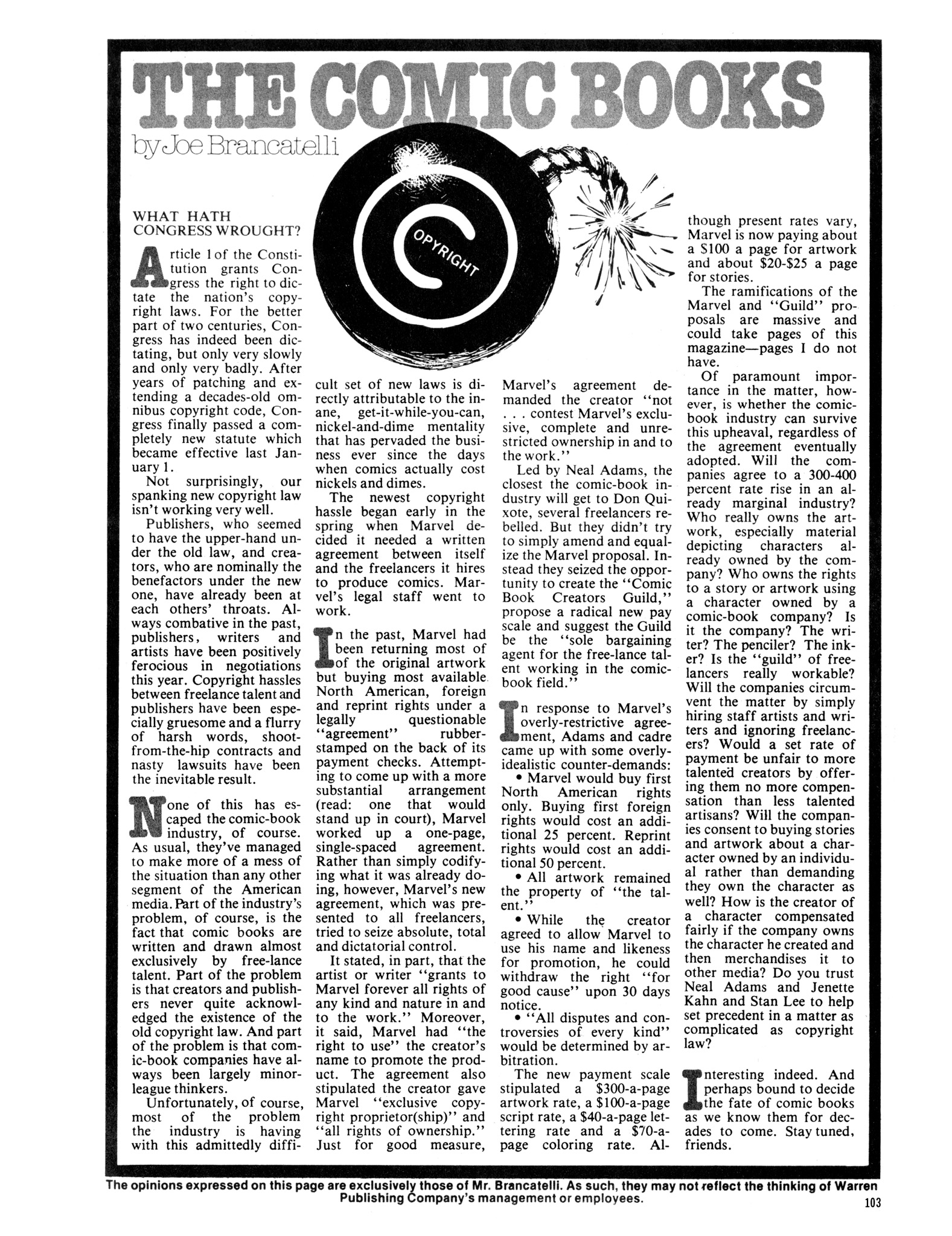 Read online Eerie Archives comic -  Issue # TPB 20 - 103