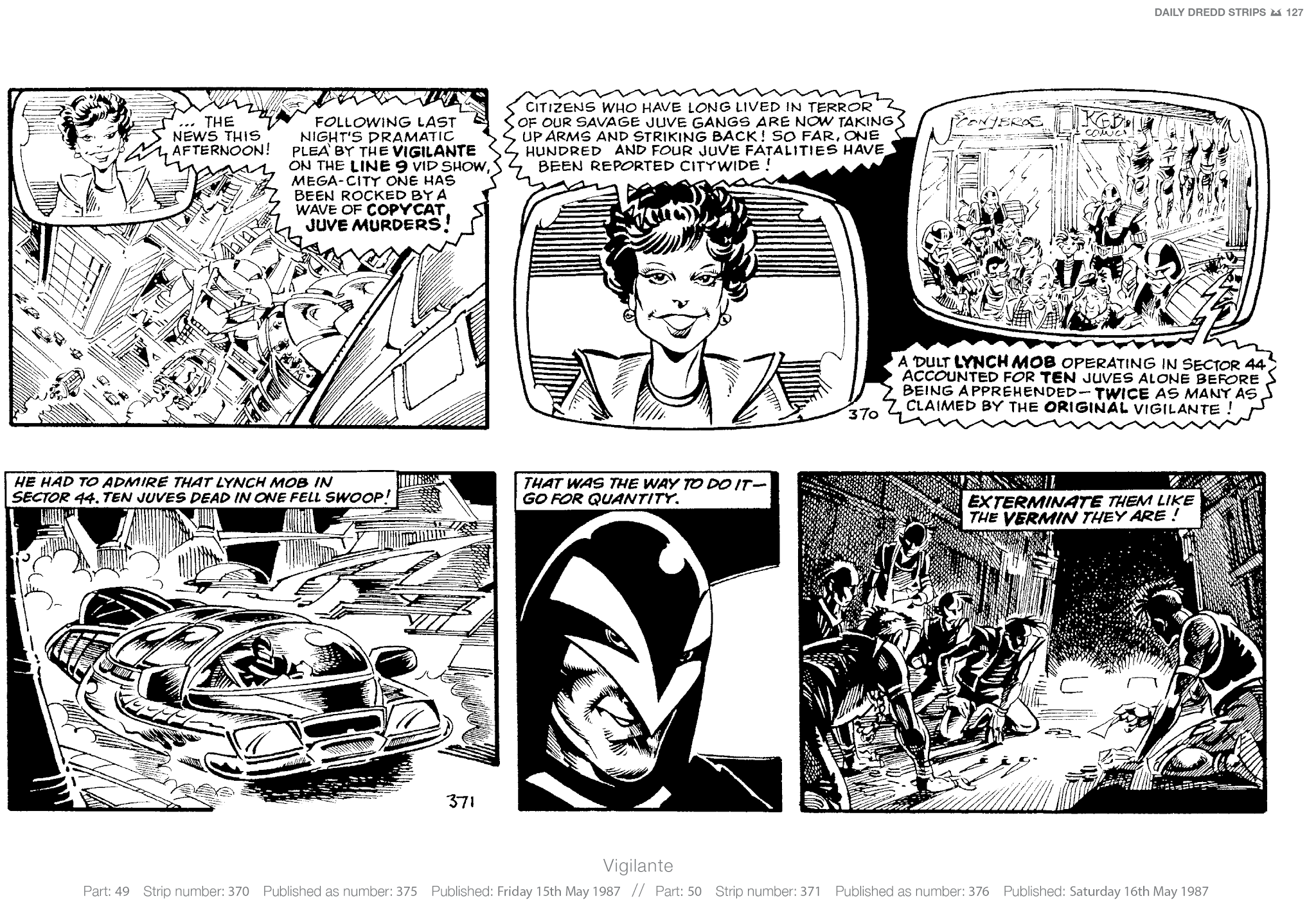 Read online Judge Dredd: The Daily Dredds comic -  Issue # TPB 2 - 130