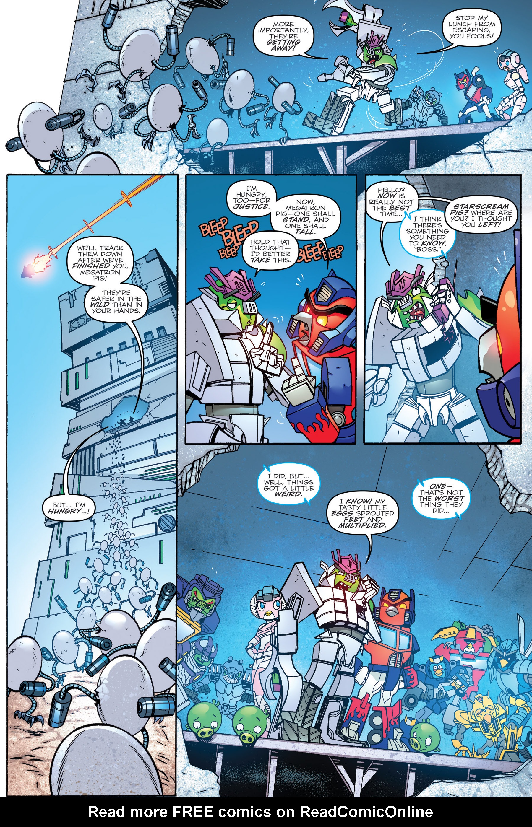 Read online Angry Birds Transformers: Age of Eggstinction comic -  Issue # Full - 46