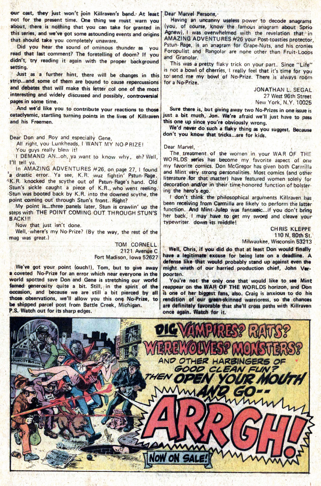 Read online Amazing Adventures (1970) comic -  Issue #28 - 32