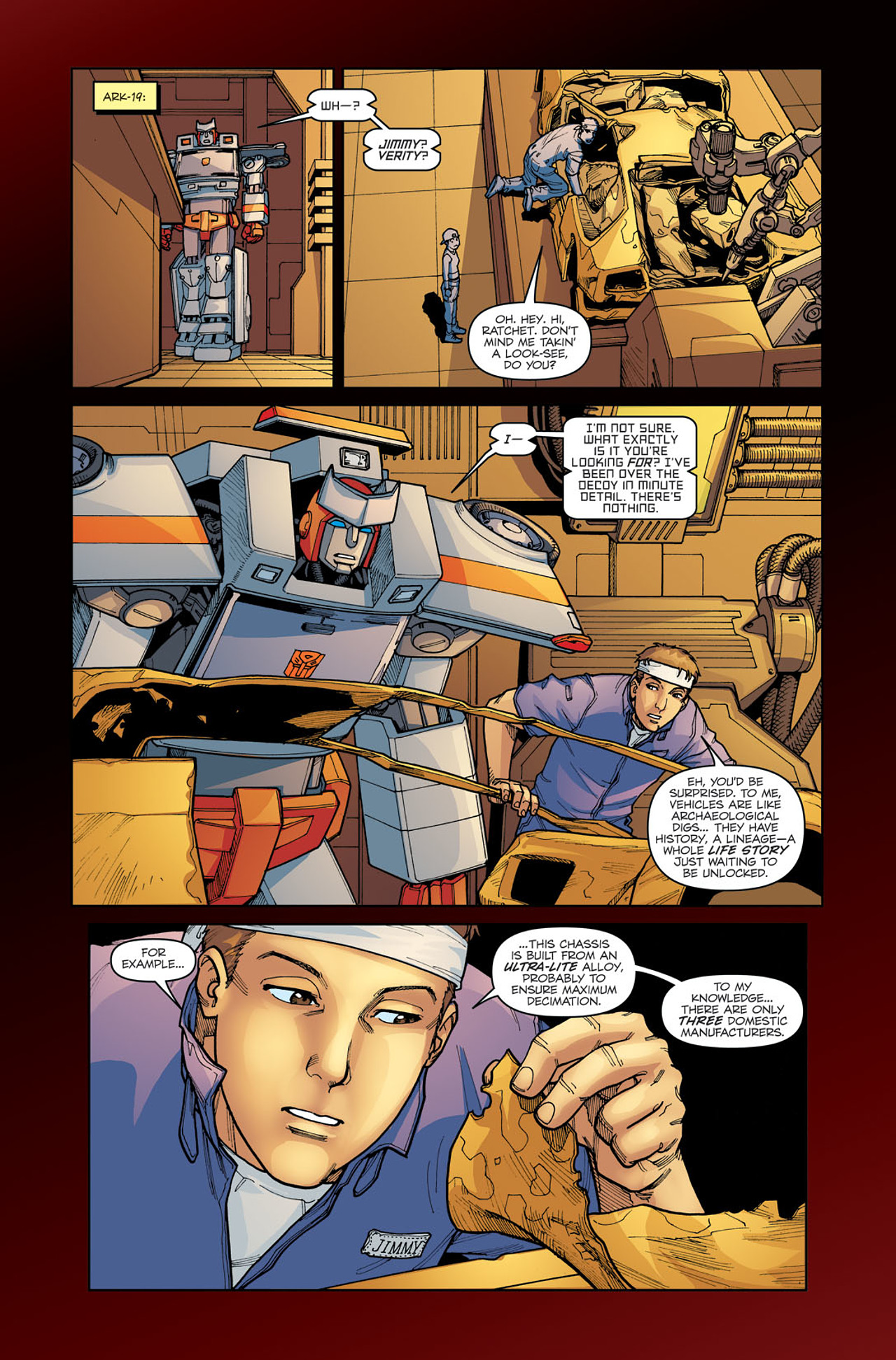 Read online The Transformers: Escalation comic -  Issue #3 - 13