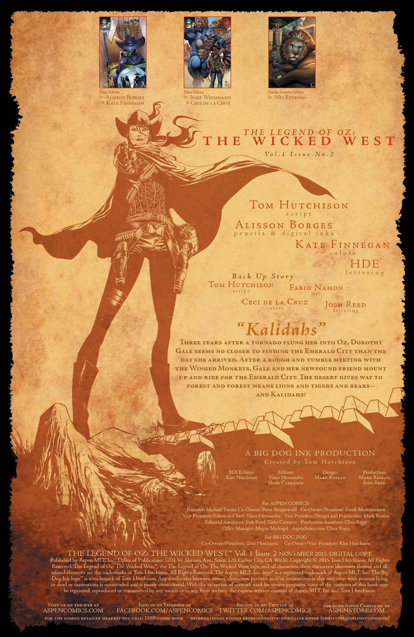 Read online Legend of Oz: The Wicked West (2015) comic -  Issue #2 - 3