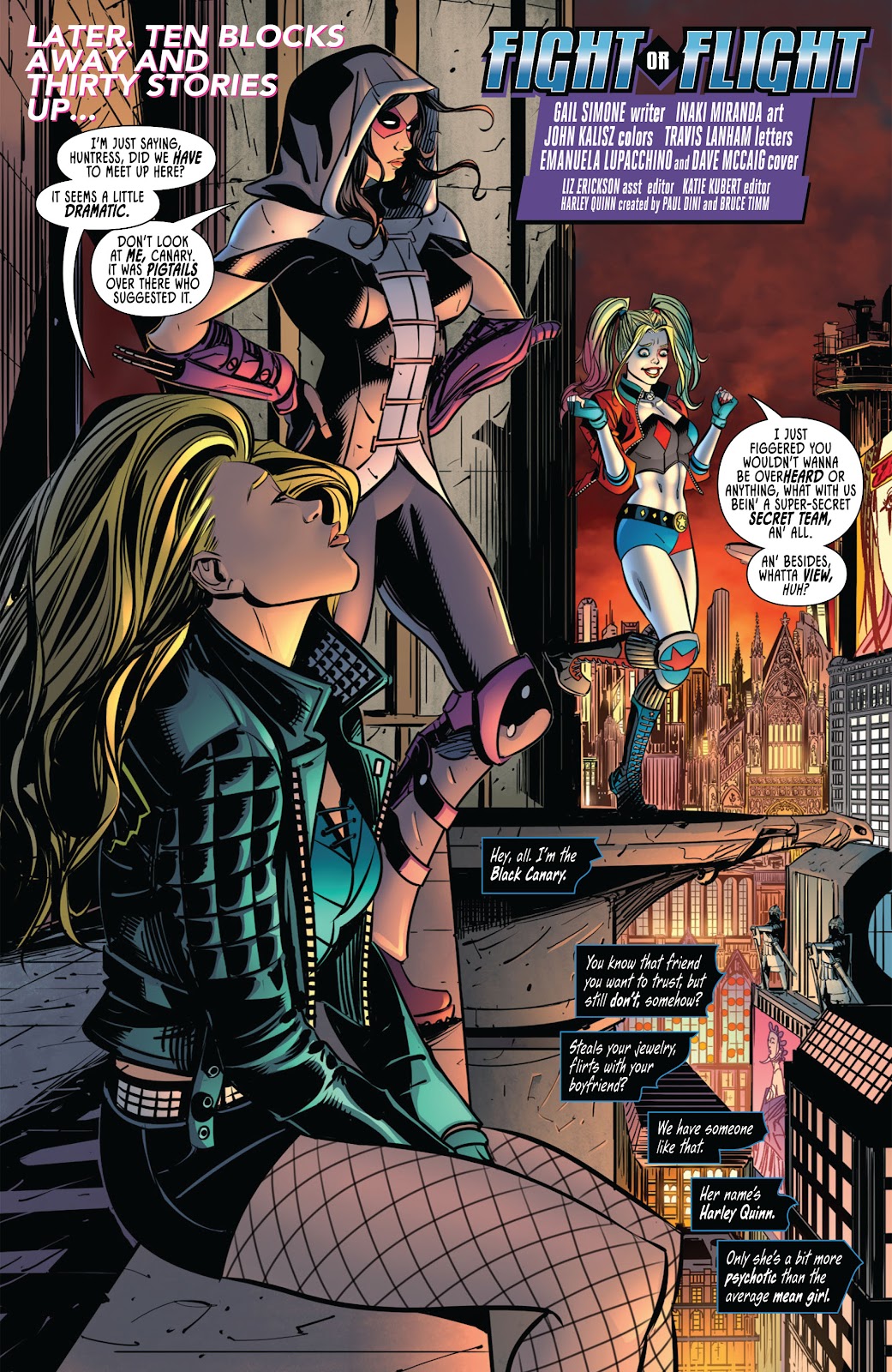 Read online Birds of Prey: Sirens of Justice comic -  Issue #1 - 2