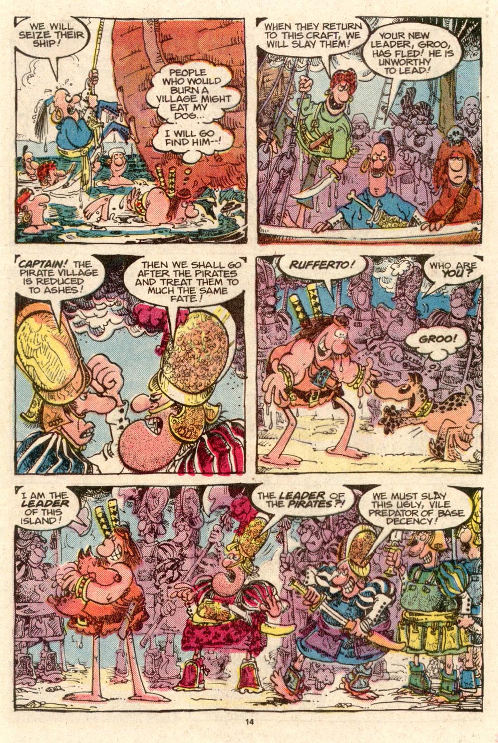 Read online Sergio Aragonés Groo the Wanderer comic -  Issue #33 - 14