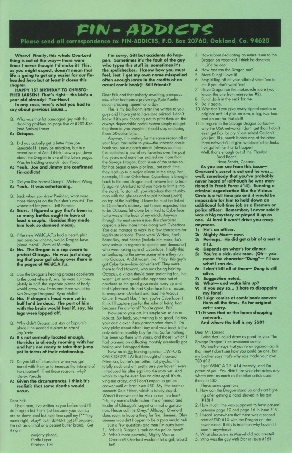 Read online The Savage Dragon (1993) comic -  Issue #21 - 26