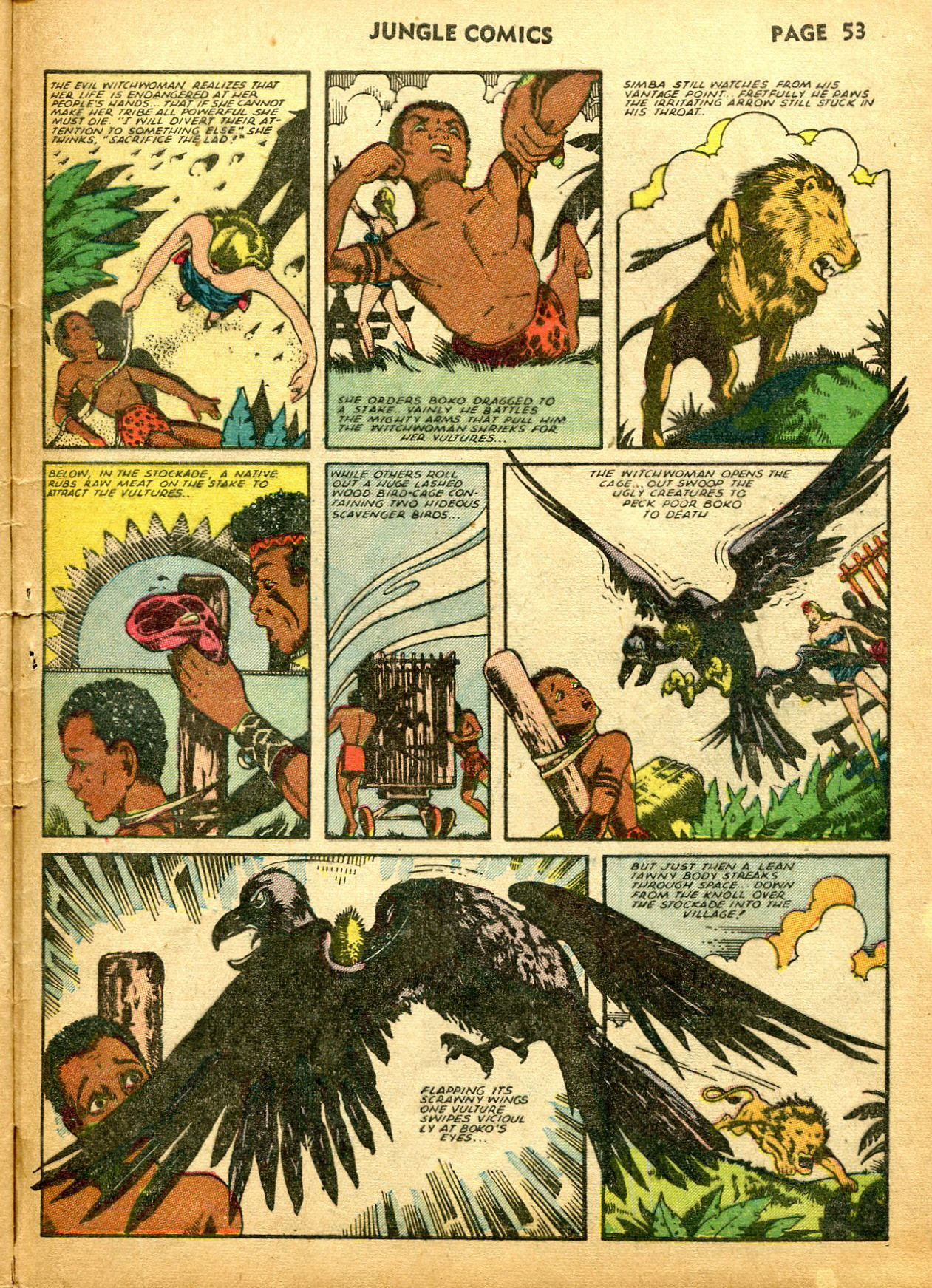Read online Jungle Comics comic -  Issue #32 - 56