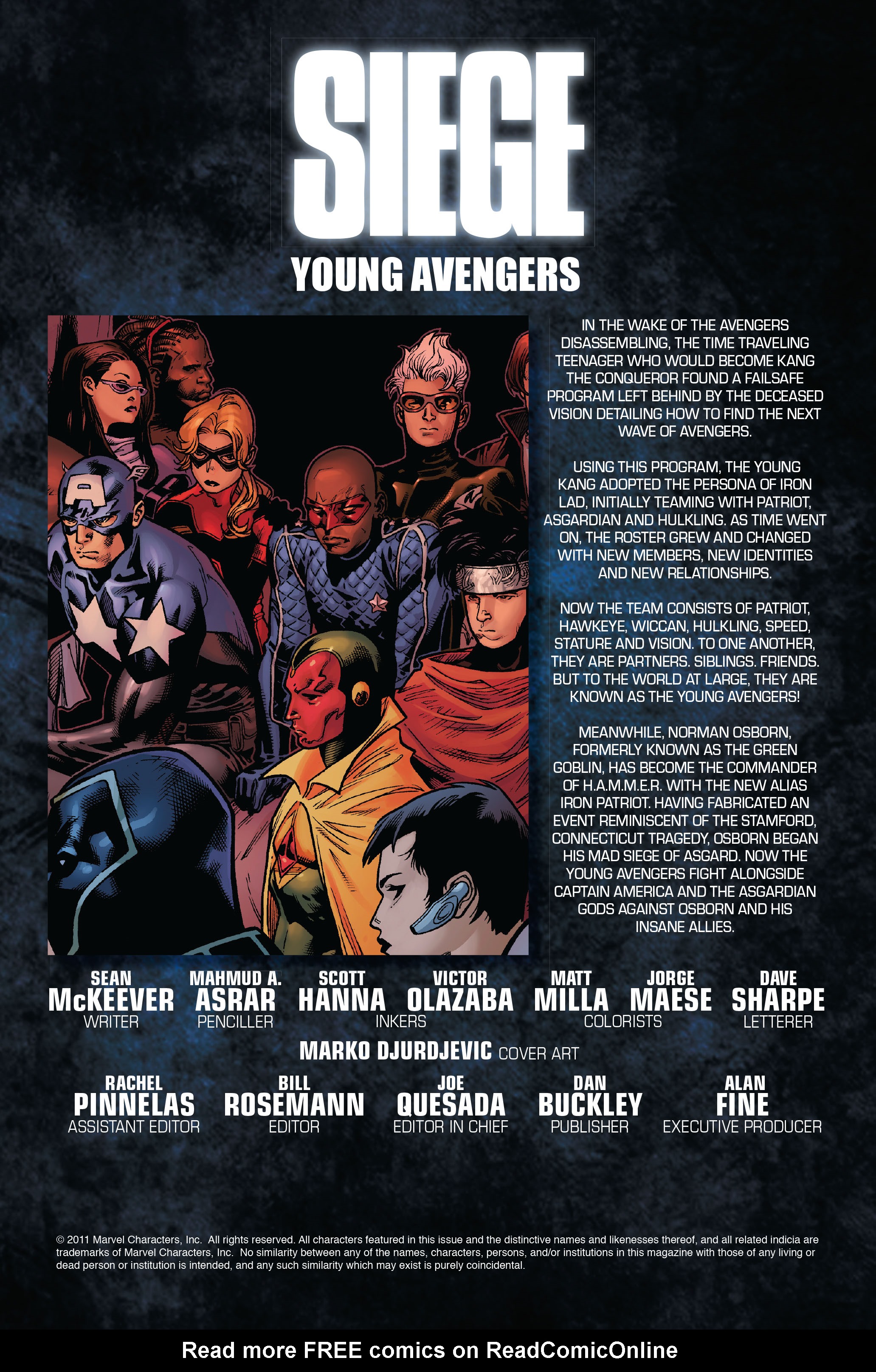 Read online Siege: Young Avengers comic -  Issue # Full - 2