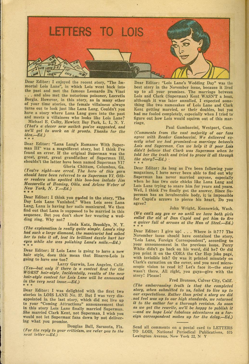 Read online Superman's Girl Friend, Lois Lane comic -  Issue #39 - 22