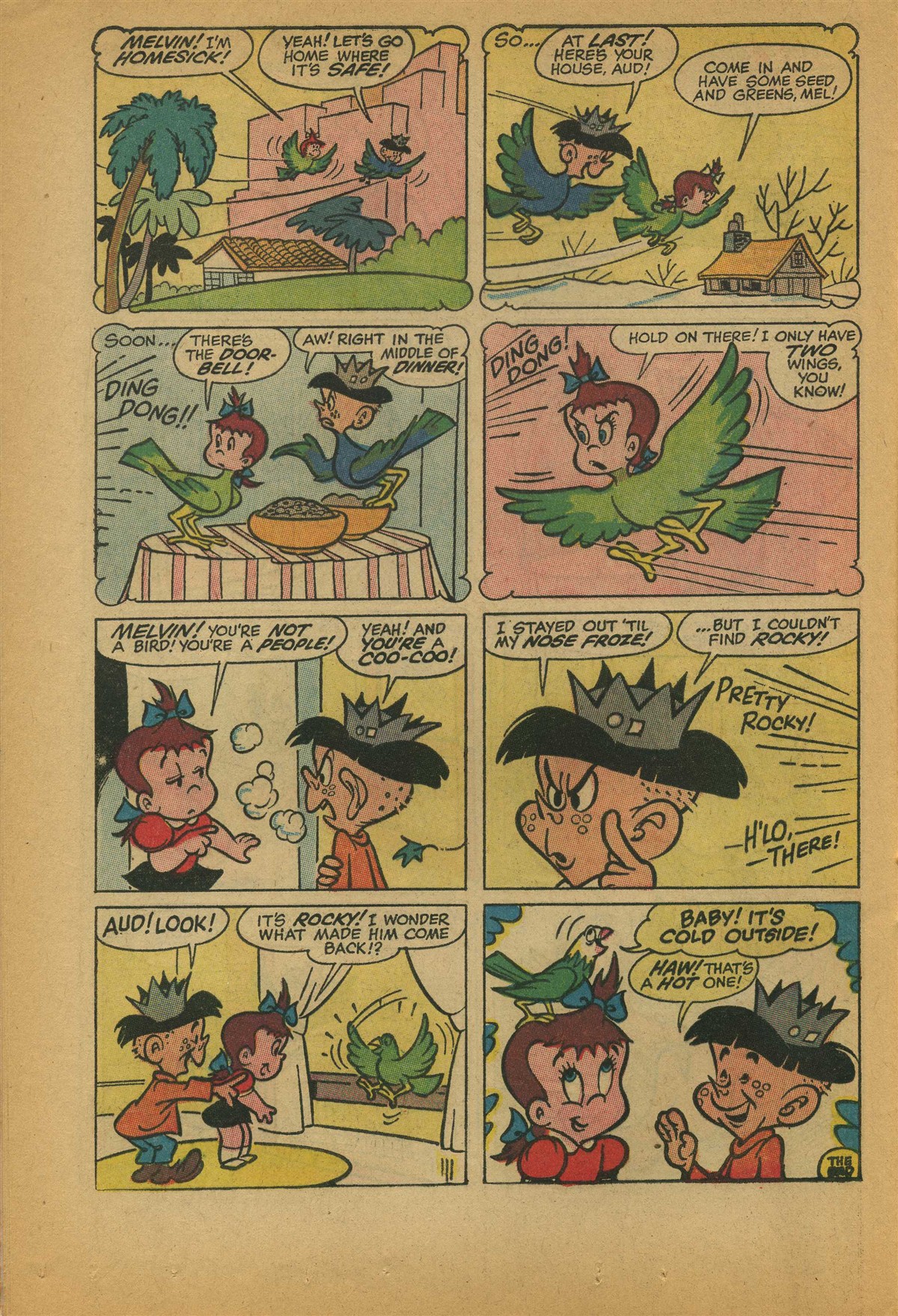 Read online Little Audrey And Melvin comic -  Issue #12 - 16
