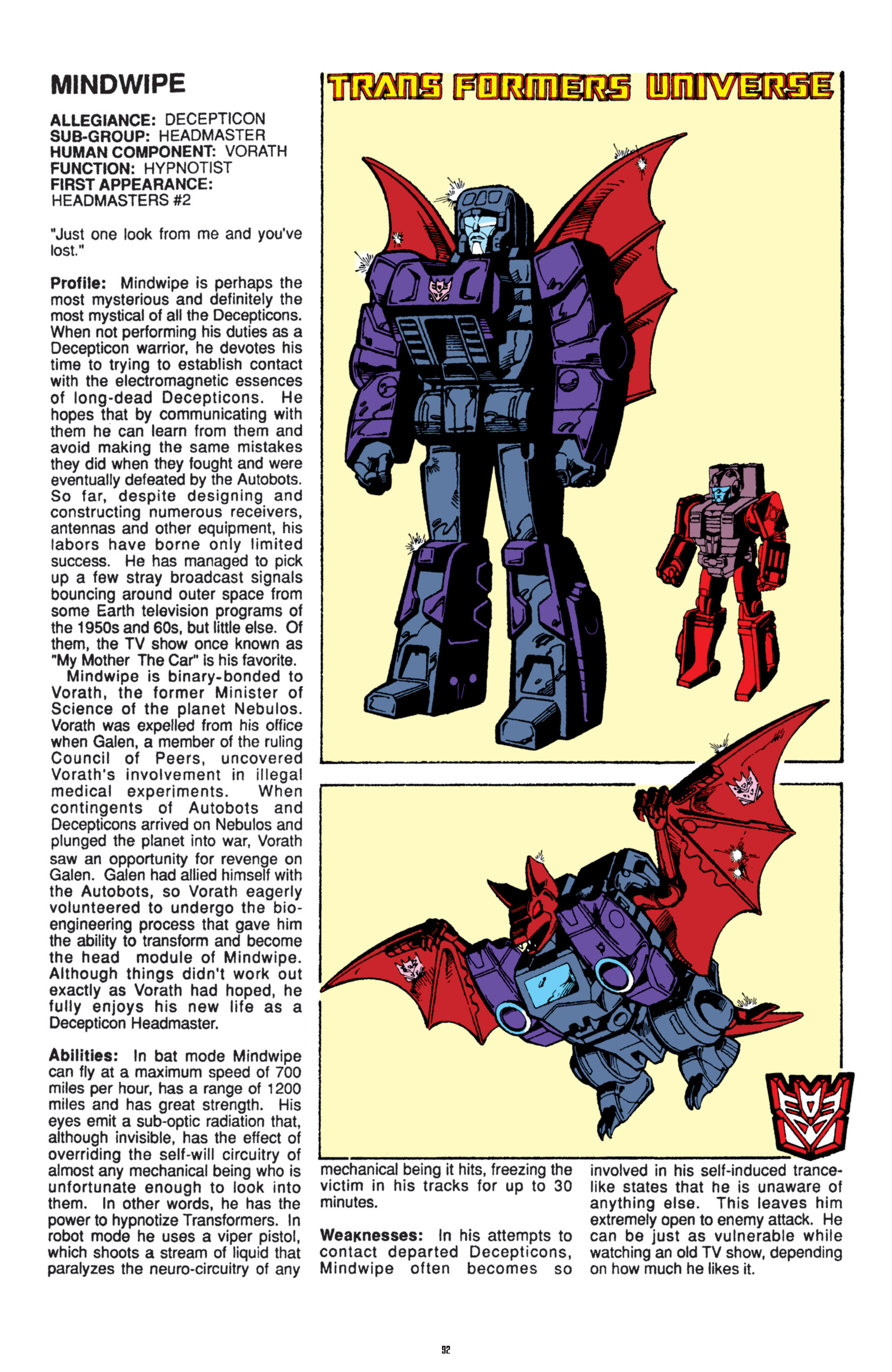 Read online The Transformers Classics comic -  Issue # TPB 8 - 91