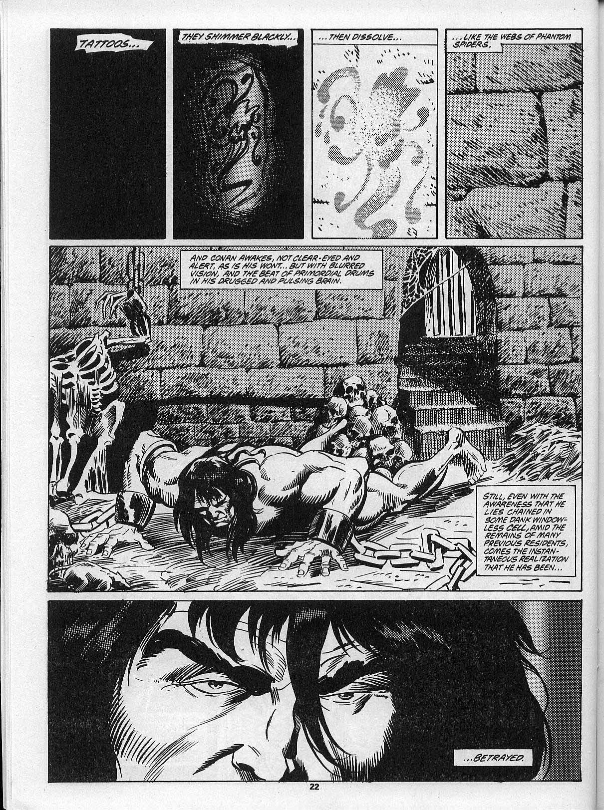 Read online The Savage Sword Of Conan comic -  Issue #201 - 24