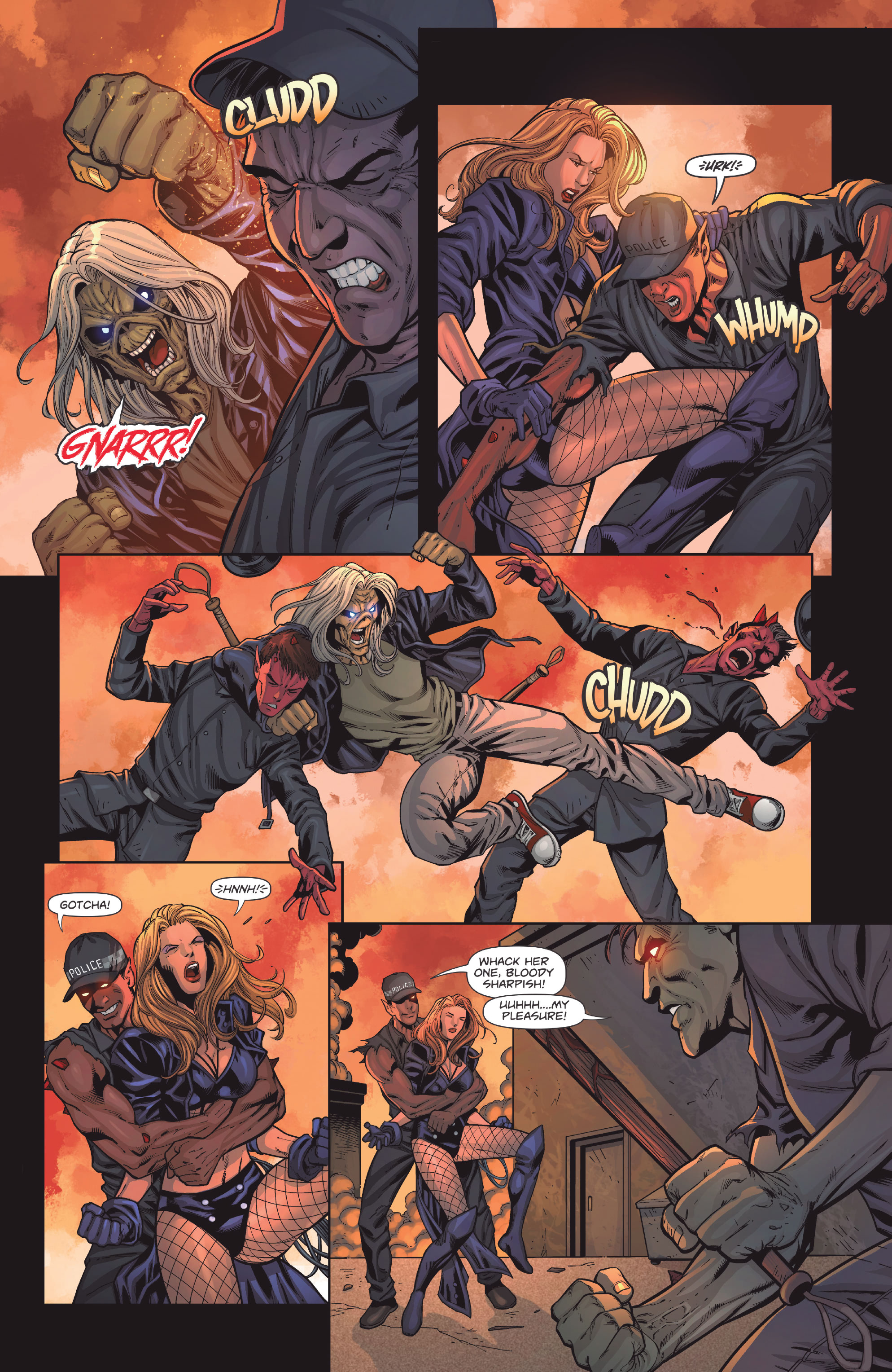 Read online Iron Maiden: Legacy of the Beast - Night City comic -  Issue #5 - 10