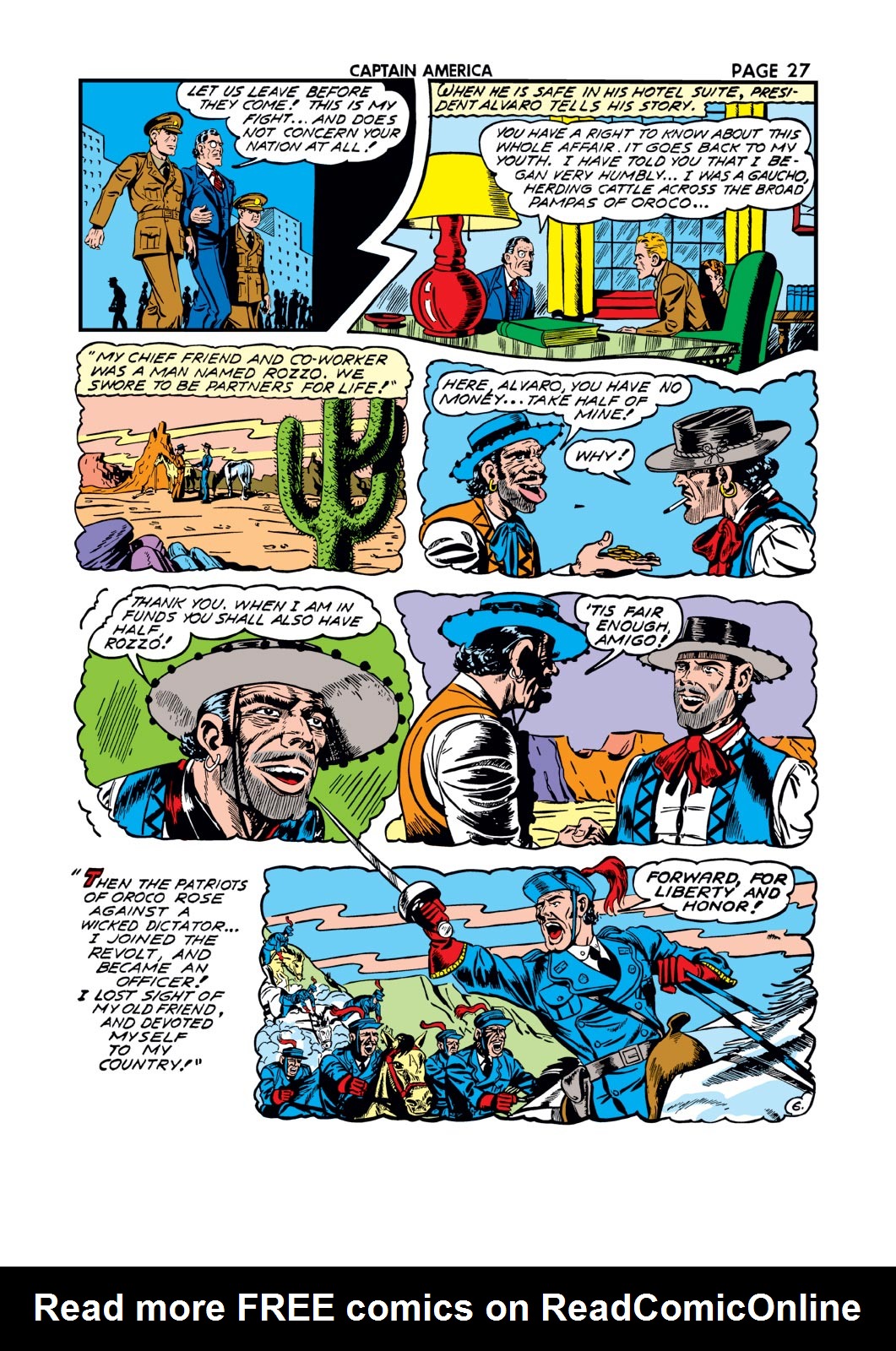 Read online Captain America Comics comic -  Issue #12 - 28
