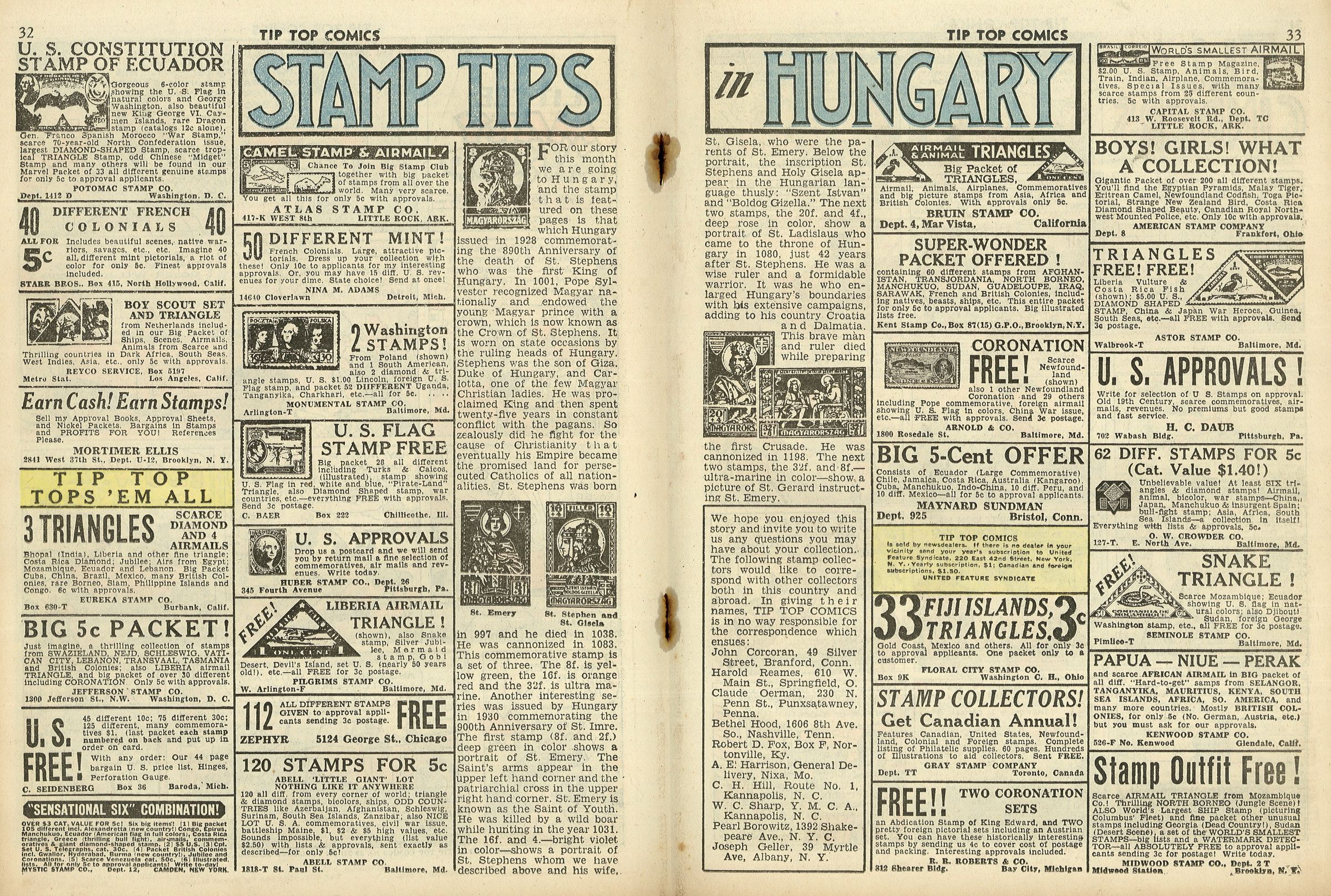 Read online Tip Top Comics comic -  Issue #32 - 34
