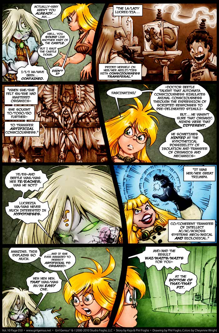 Read online Girl Genius (2002) comic -  Issue #10 - 51