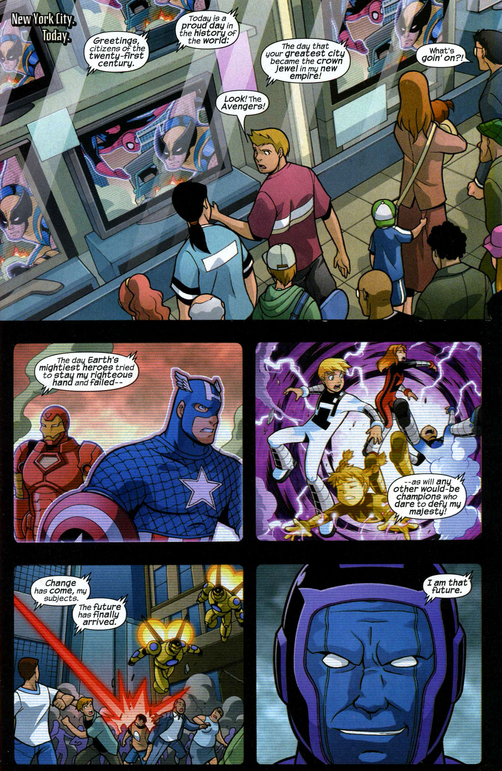 Read online Avengers and Power Pack Assemble! comic -  Issue #4 - 2