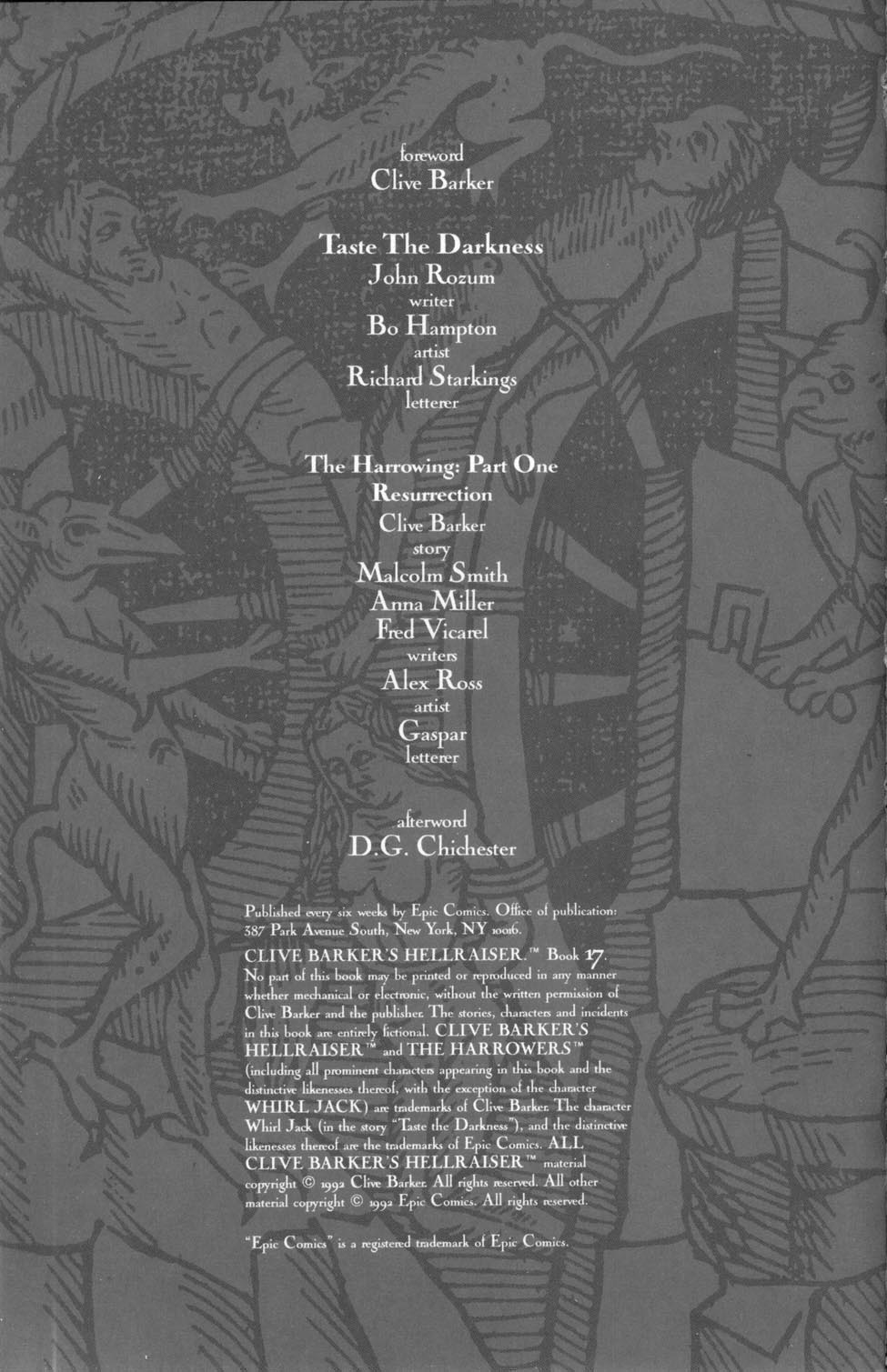 Read online Clive Barker's Hellraiser (1989) comic -  Issue #17 - 2