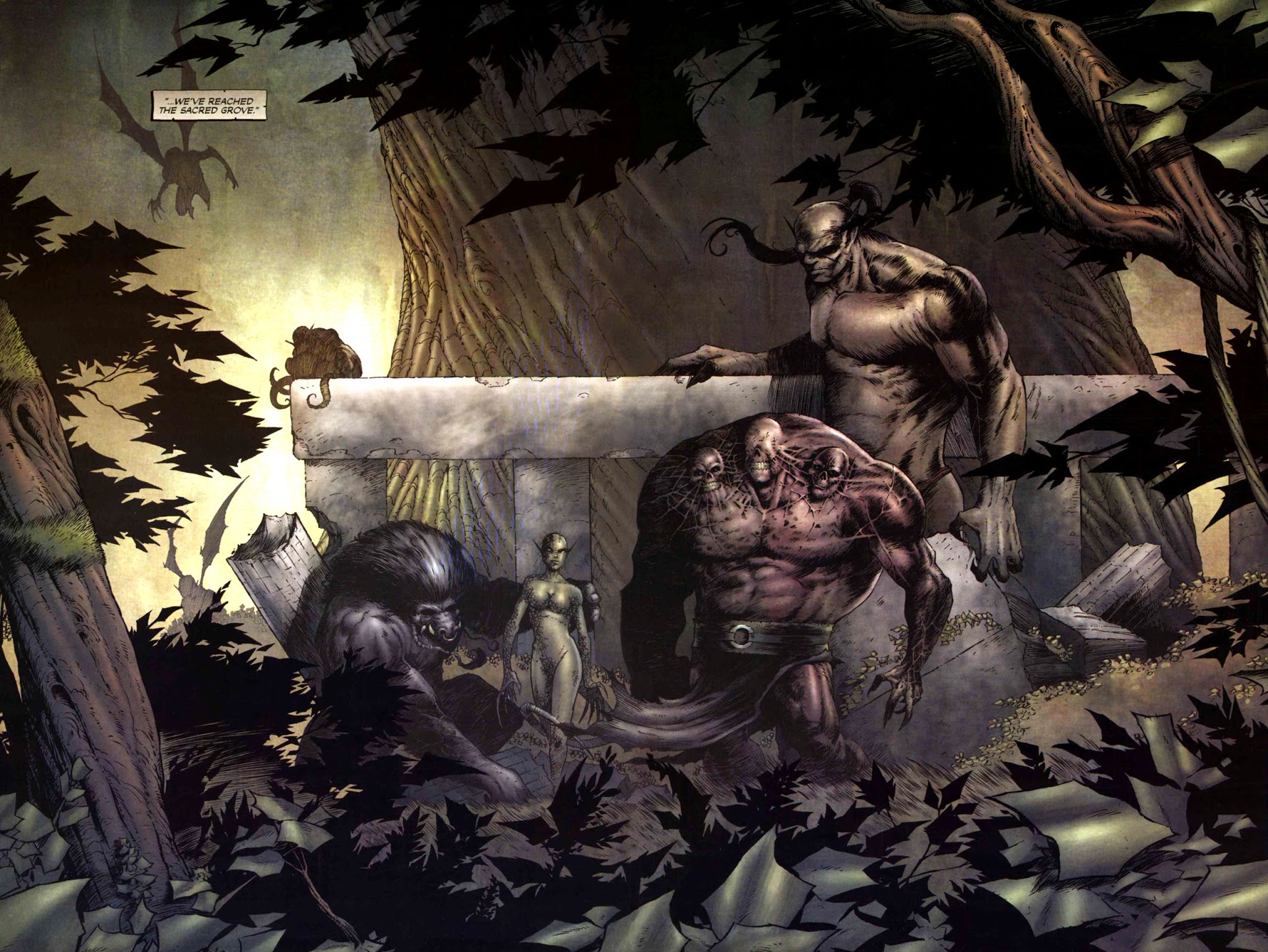 Read online Frank Frazetta's Swamp Demon comic -  Issue # Full - 4