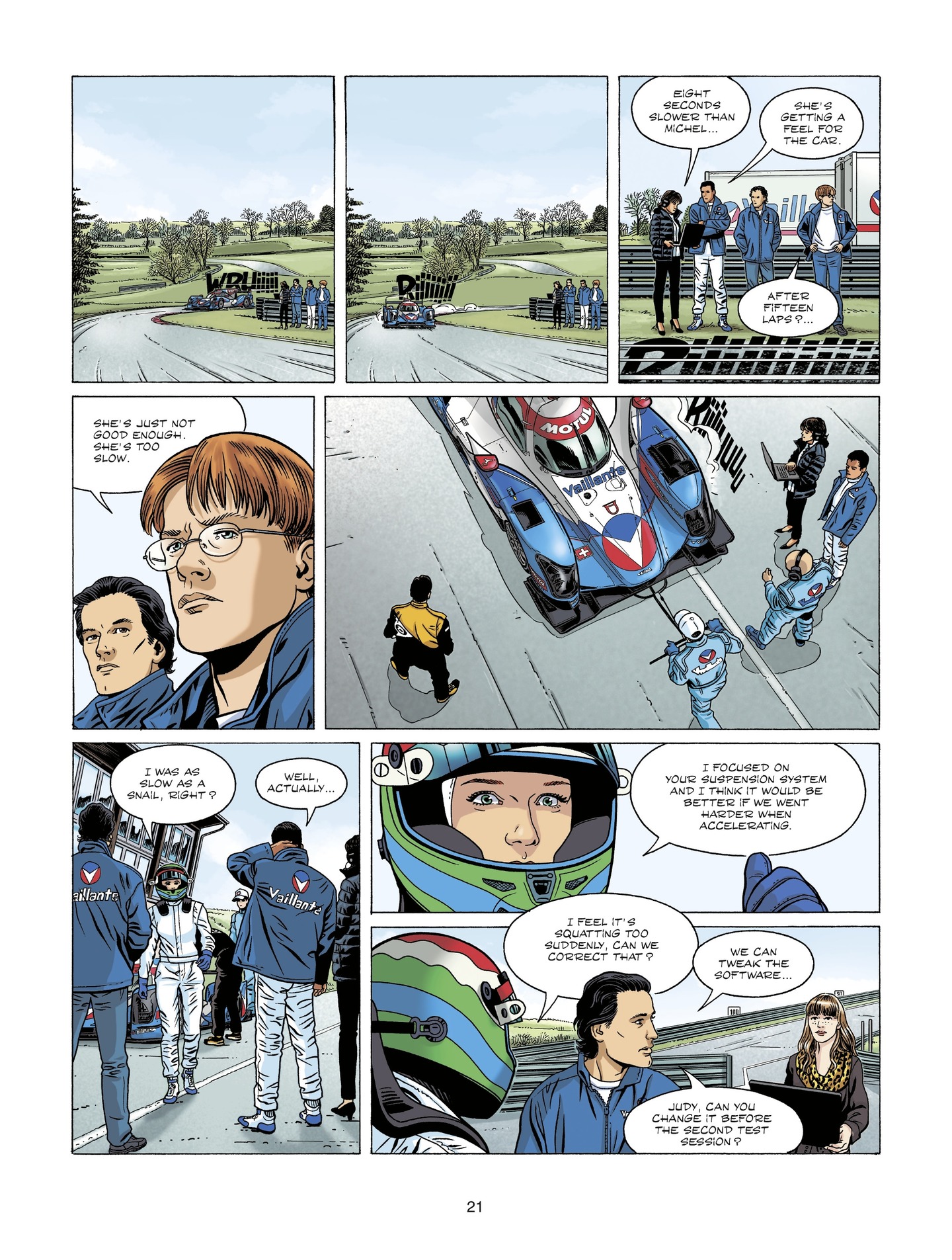 Read online Michel Vaillant comic -  Issue #6 - 21