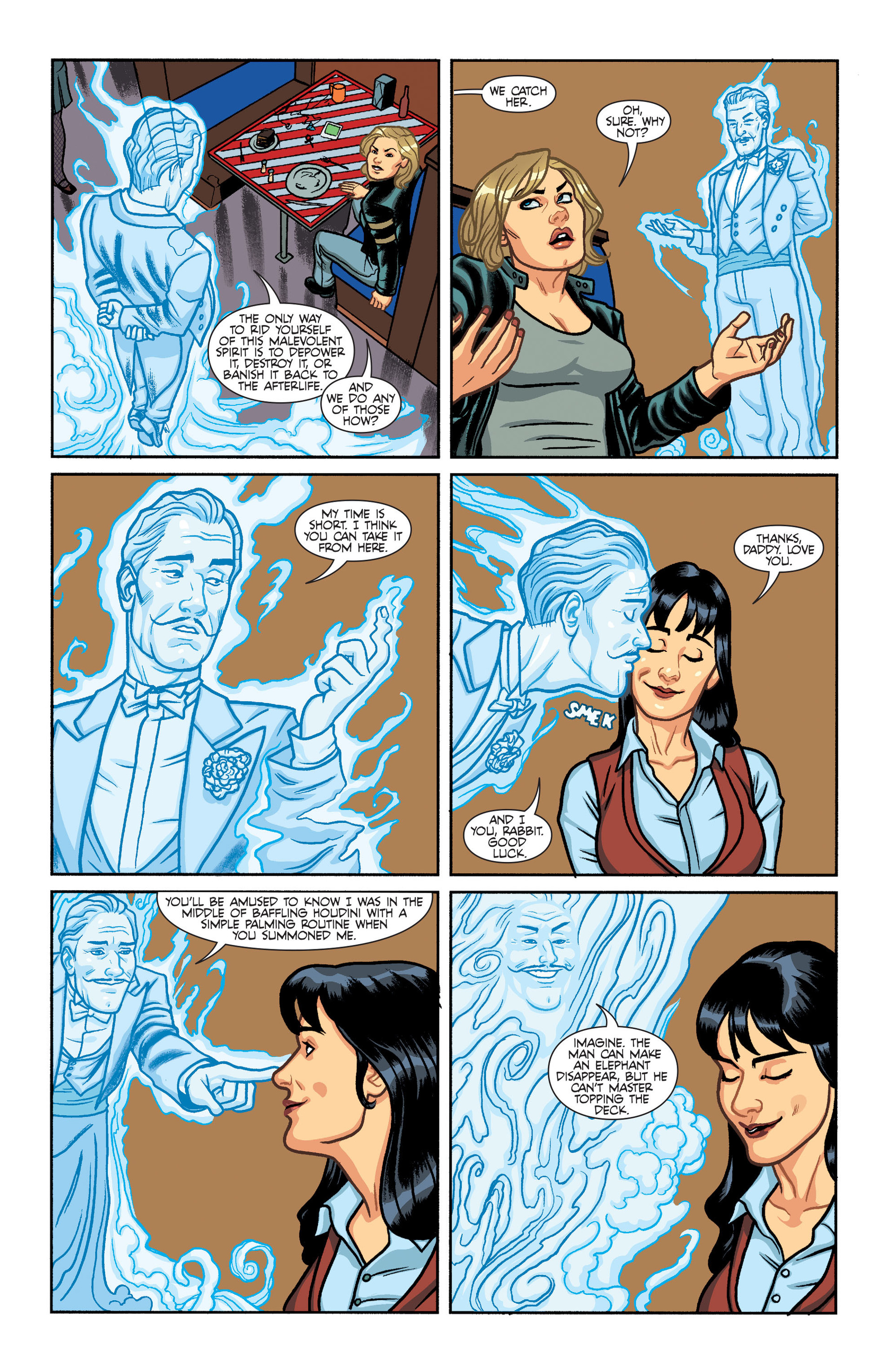Read online Black Canary and Zatanna: Bloodspell comic -  Issue # Full - 61