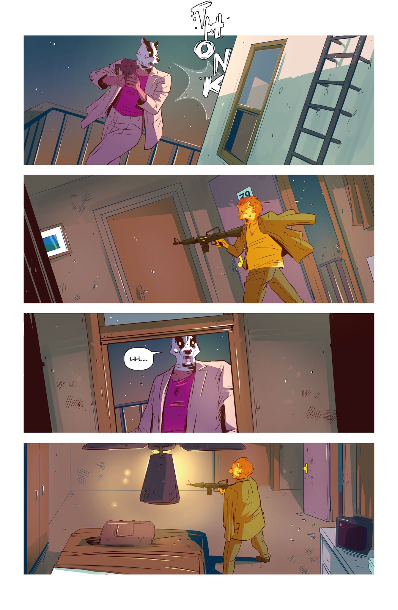 Read online Hotline Miami Wildlife comic -  Issue #8 - 9