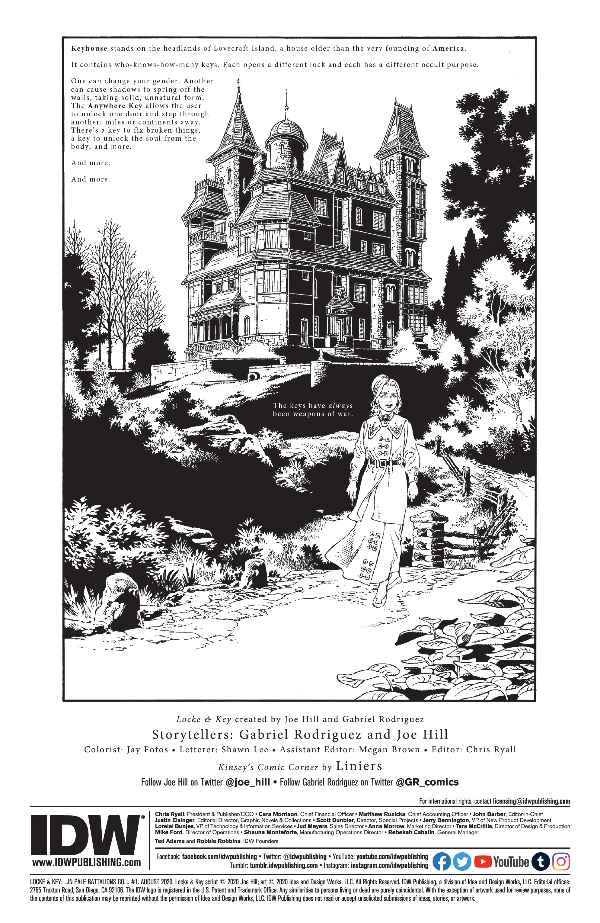 Read online Locke & Key: ...In Pale Battalions Go… comic -  Issue #1 - 2