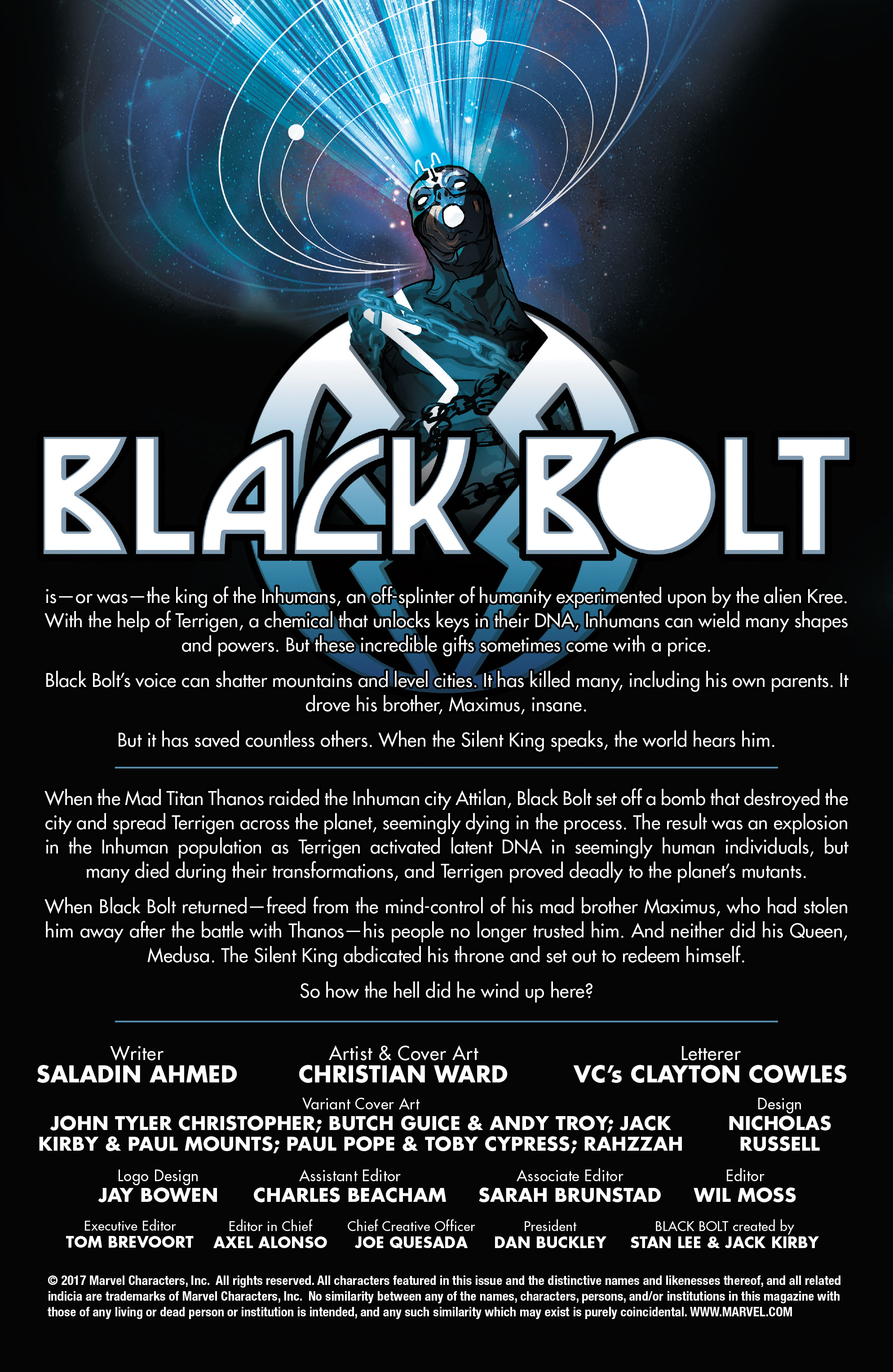 Read online Black Bolt comic -  Issue #1 - 2