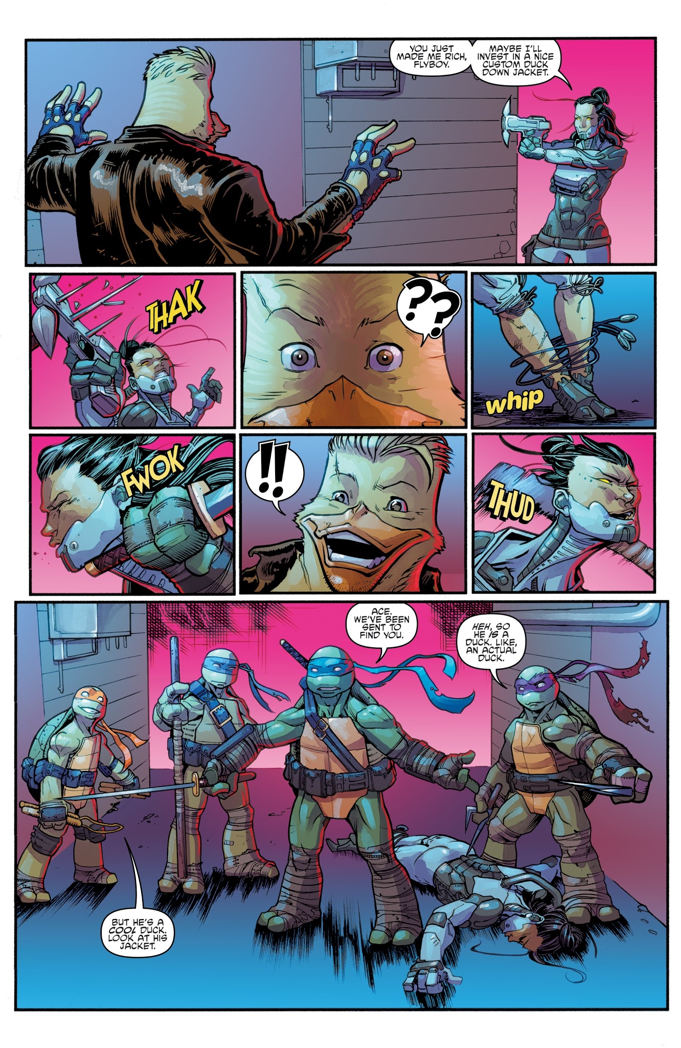 Read online Teenage Mutant Ninja Turtles: Dimension X comic -  Issue #4 - 8