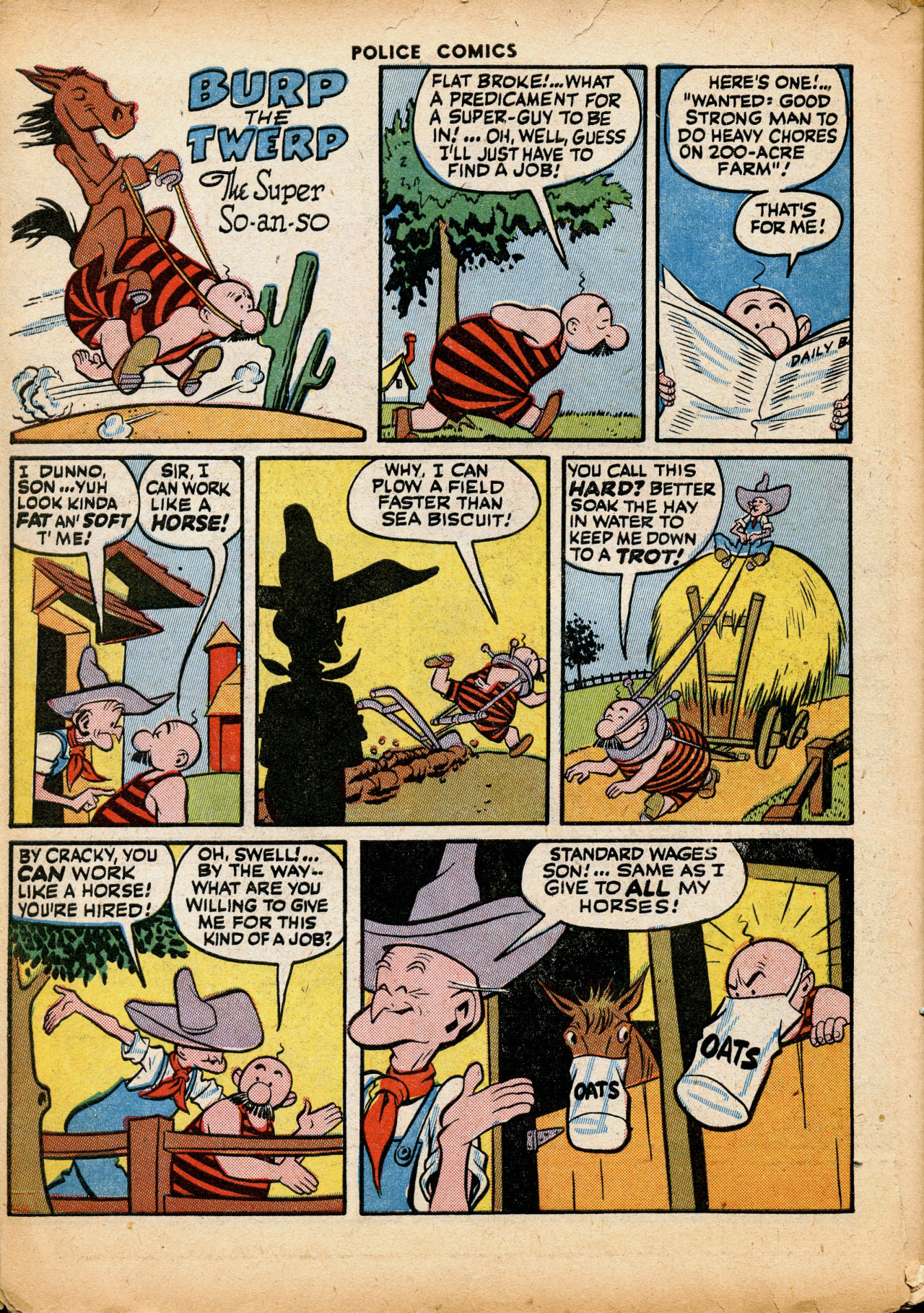 Read online Police Comics comic -  Issue #41 - 50