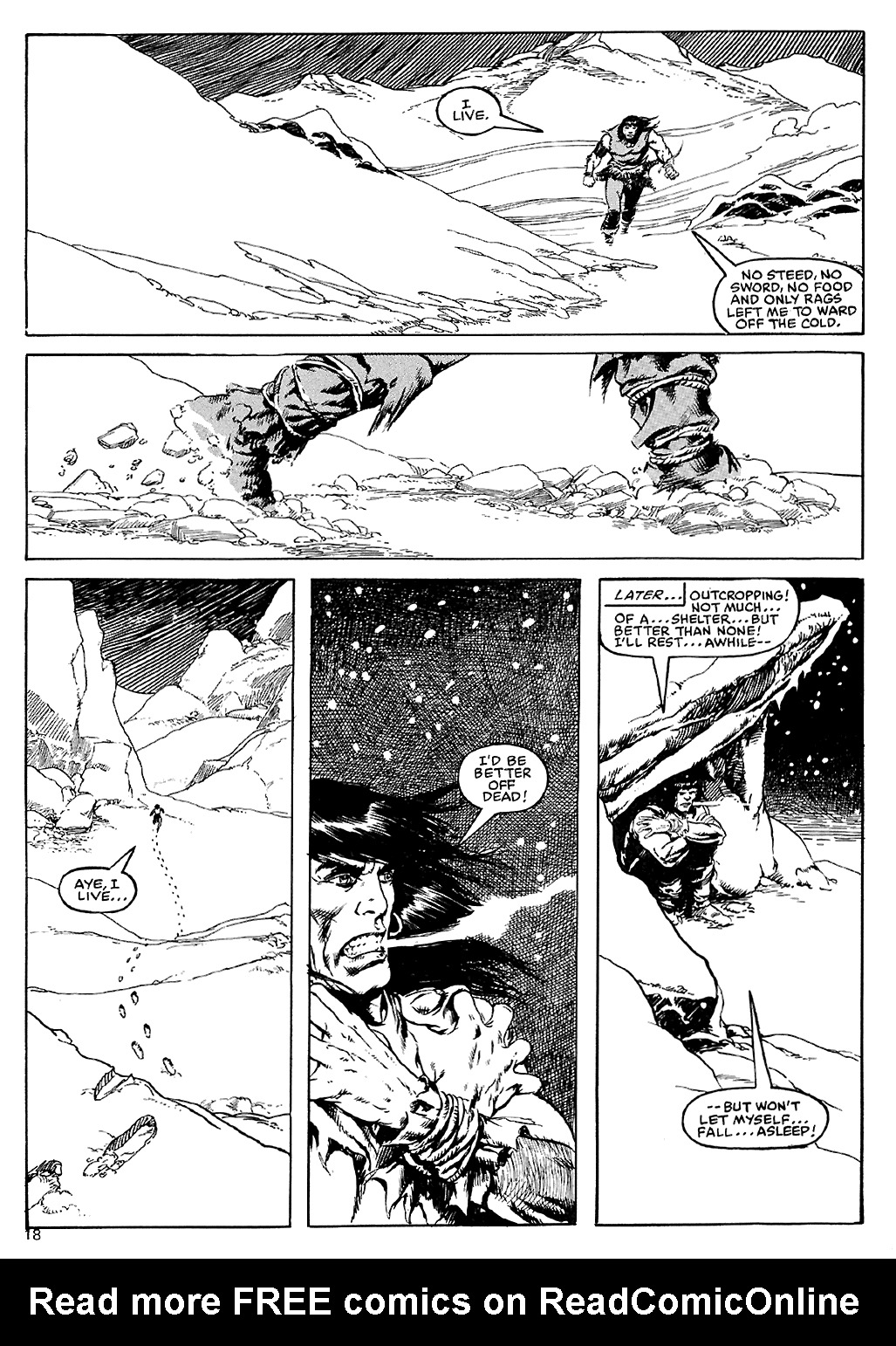 Read online The Savage Sword Of Conan comic -  Issue #110 - 19
