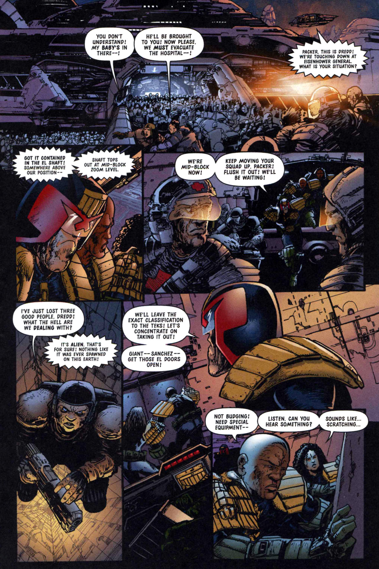 Read online Judge Dredd Vs. Aliens:  Incubus comic -  Issue #2 - 7