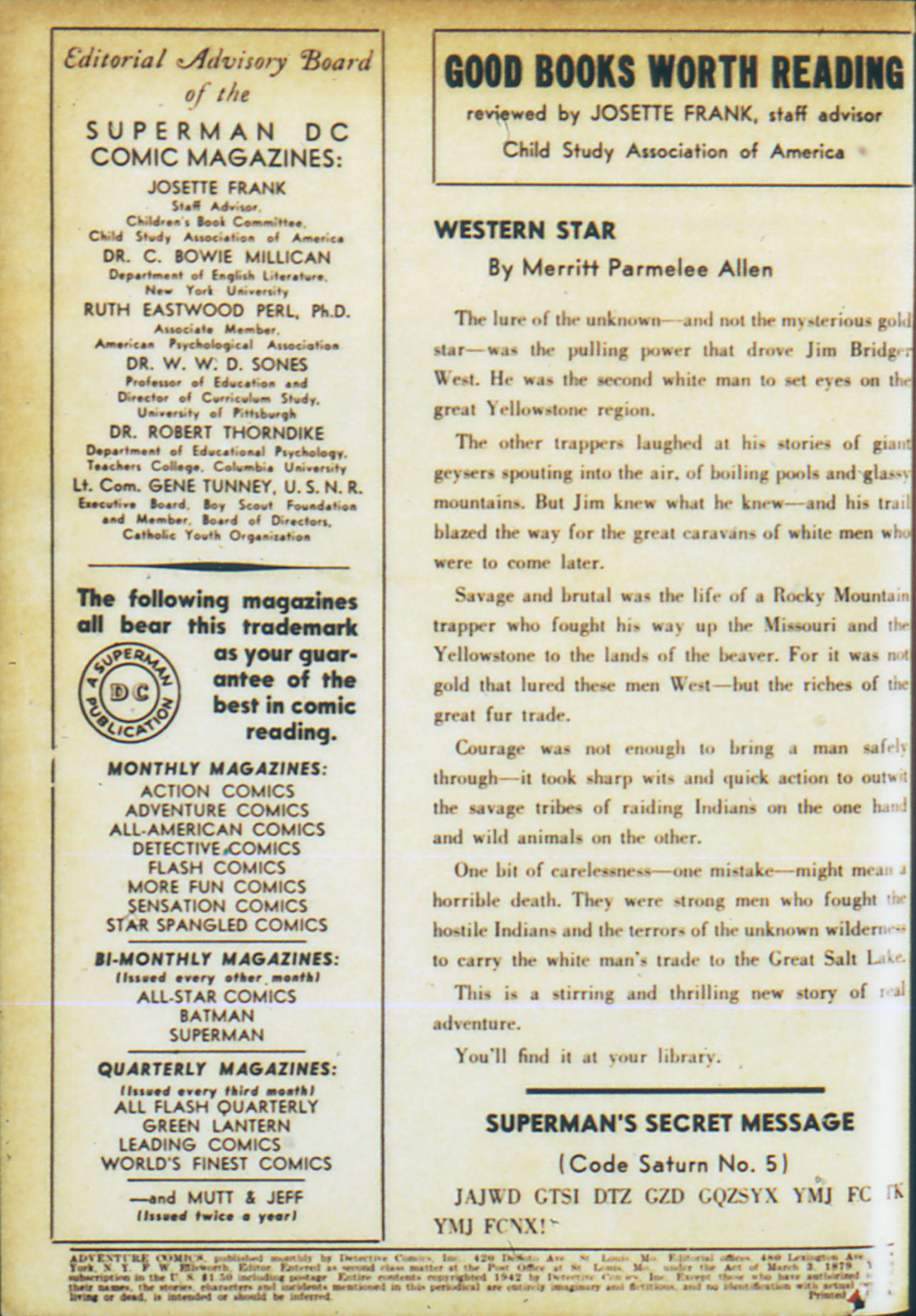 Read online Adventure Comics (1938) comic -  Issue #76 - 3