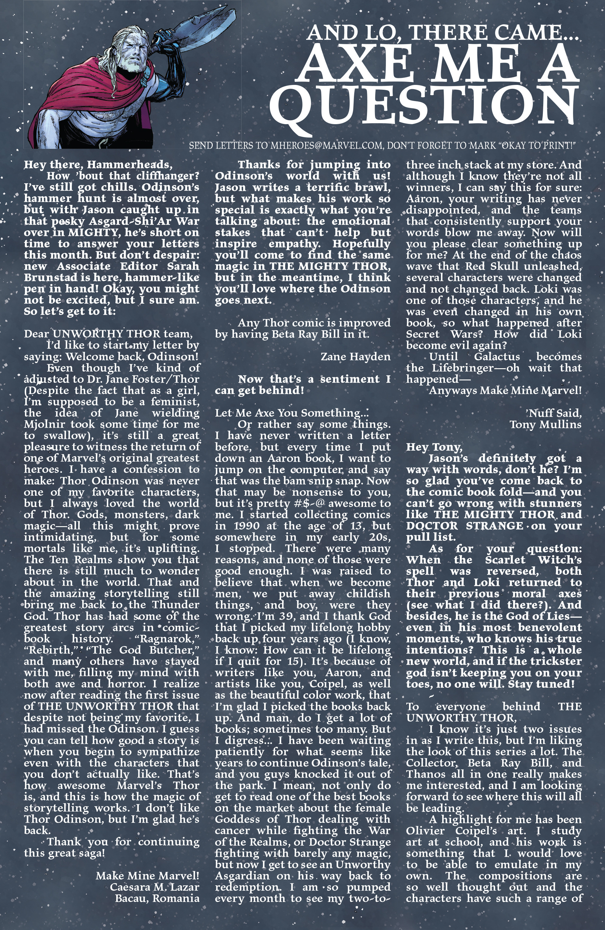 Read online The Unworthy Thor comic -  Issue #4 - 22