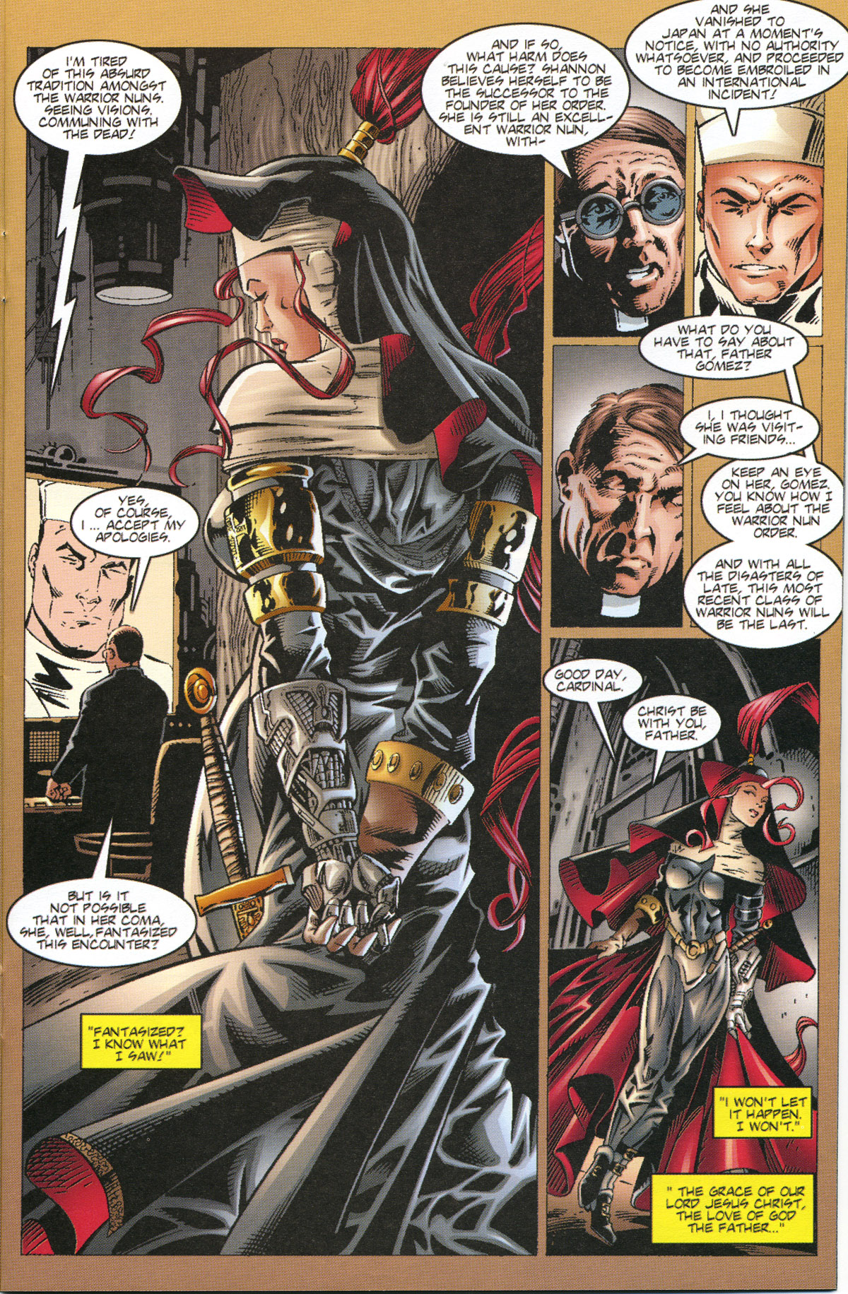 Read online Warrior Nun Areala comic -  Issue #1 - 6