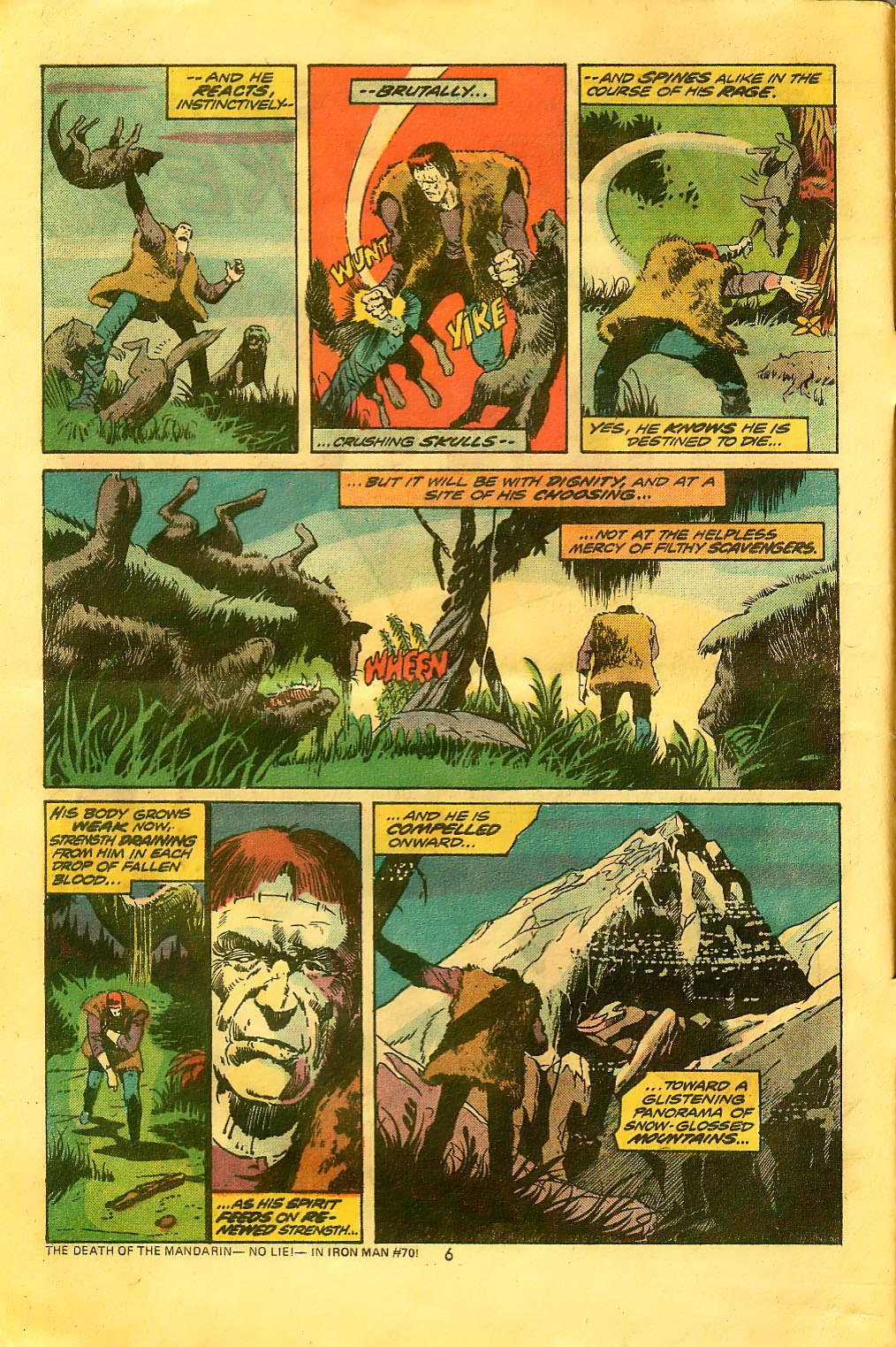 Read online Frankenstein (1973) comic -  Issue #12 - 5