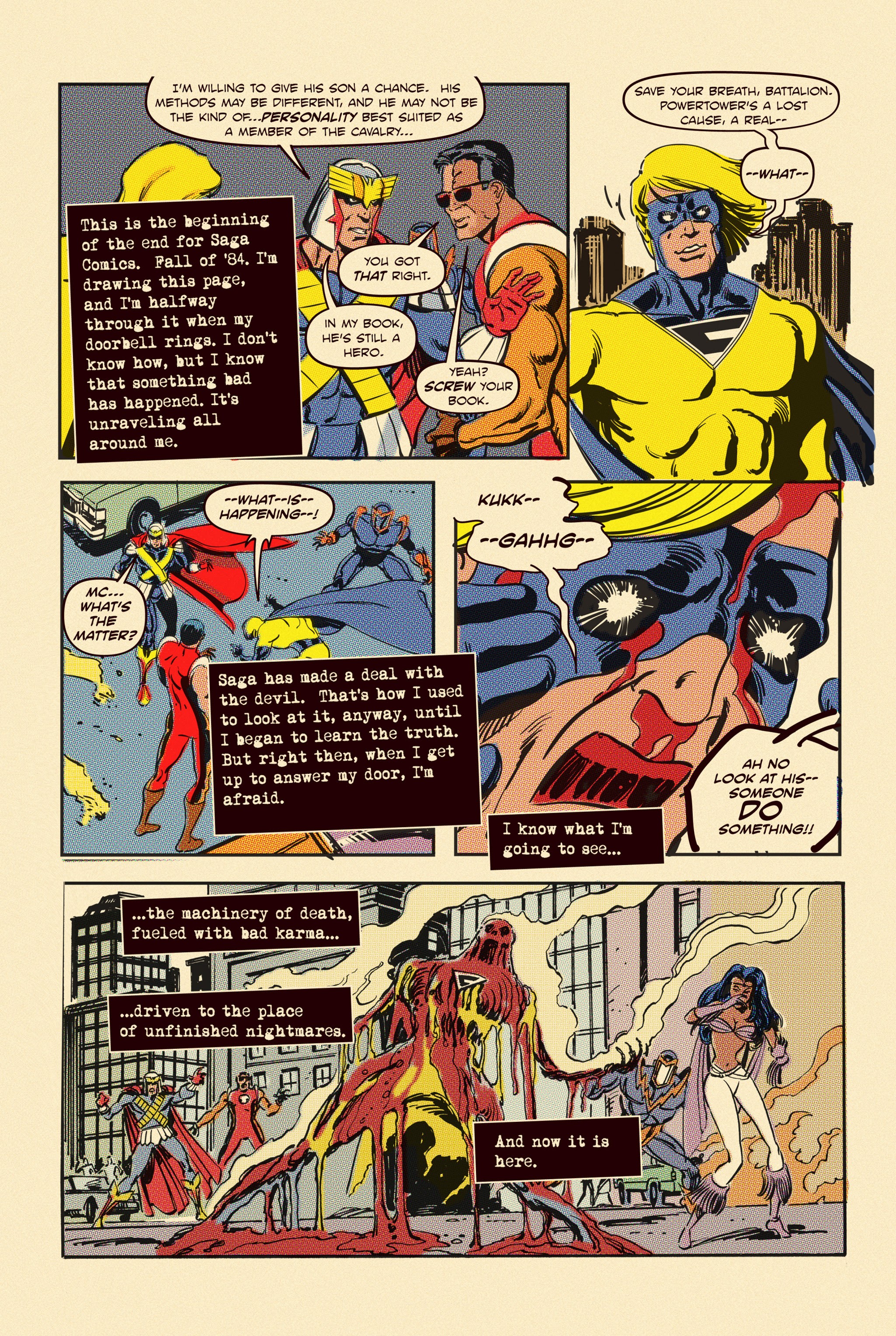 Read online Saga Of A Doomed Universe comic -  Issue #1 - 14