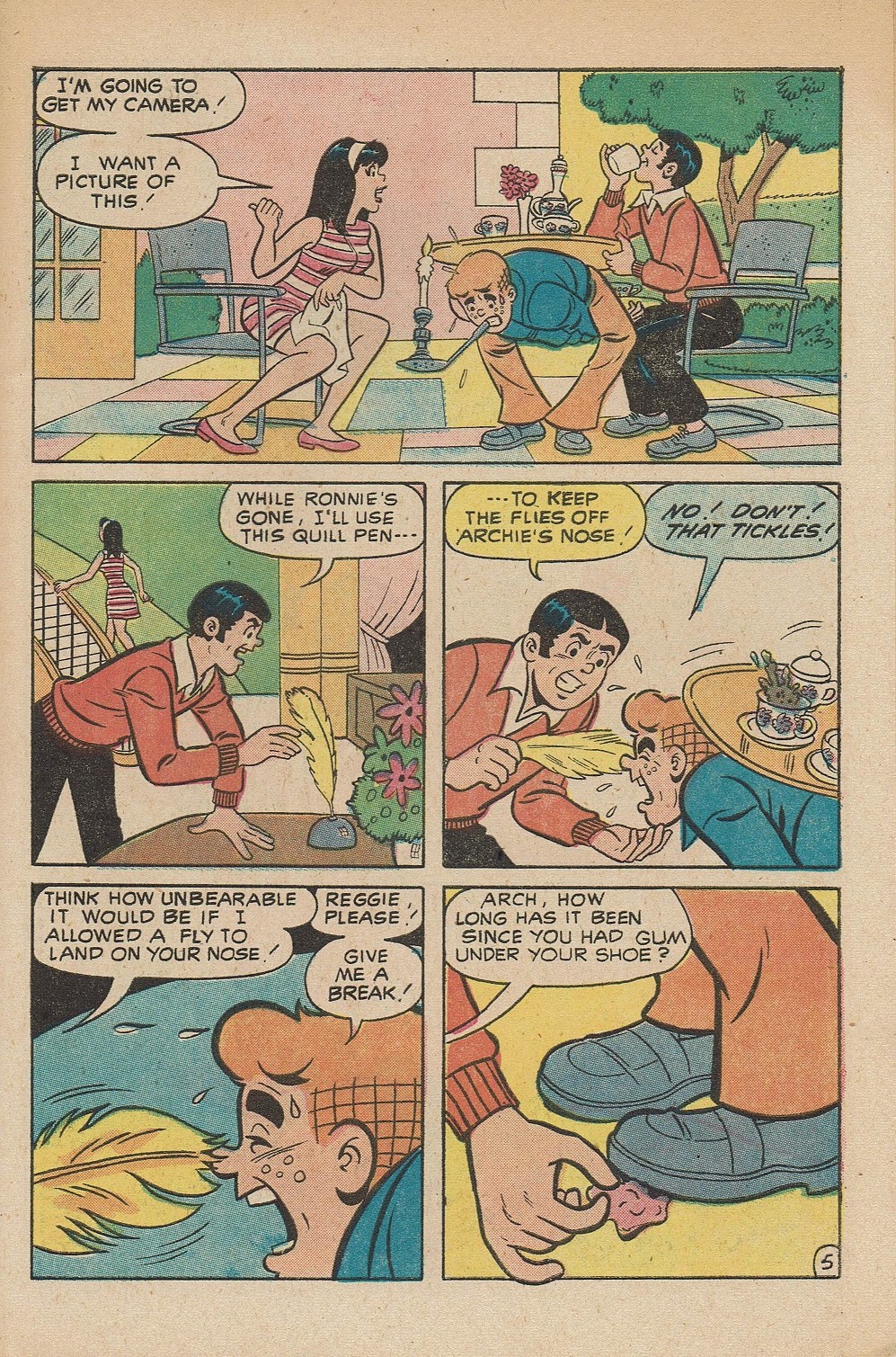 Read online Reggie and Me (1966) comic -  Issue #51 - 7