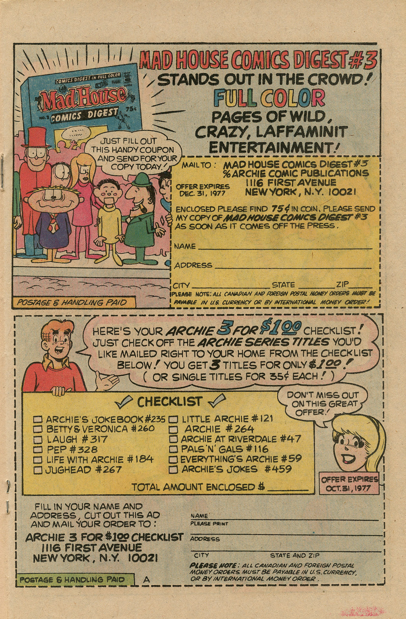Read online Archie's TV Laugh-Out comic -  Issue #50 - 19