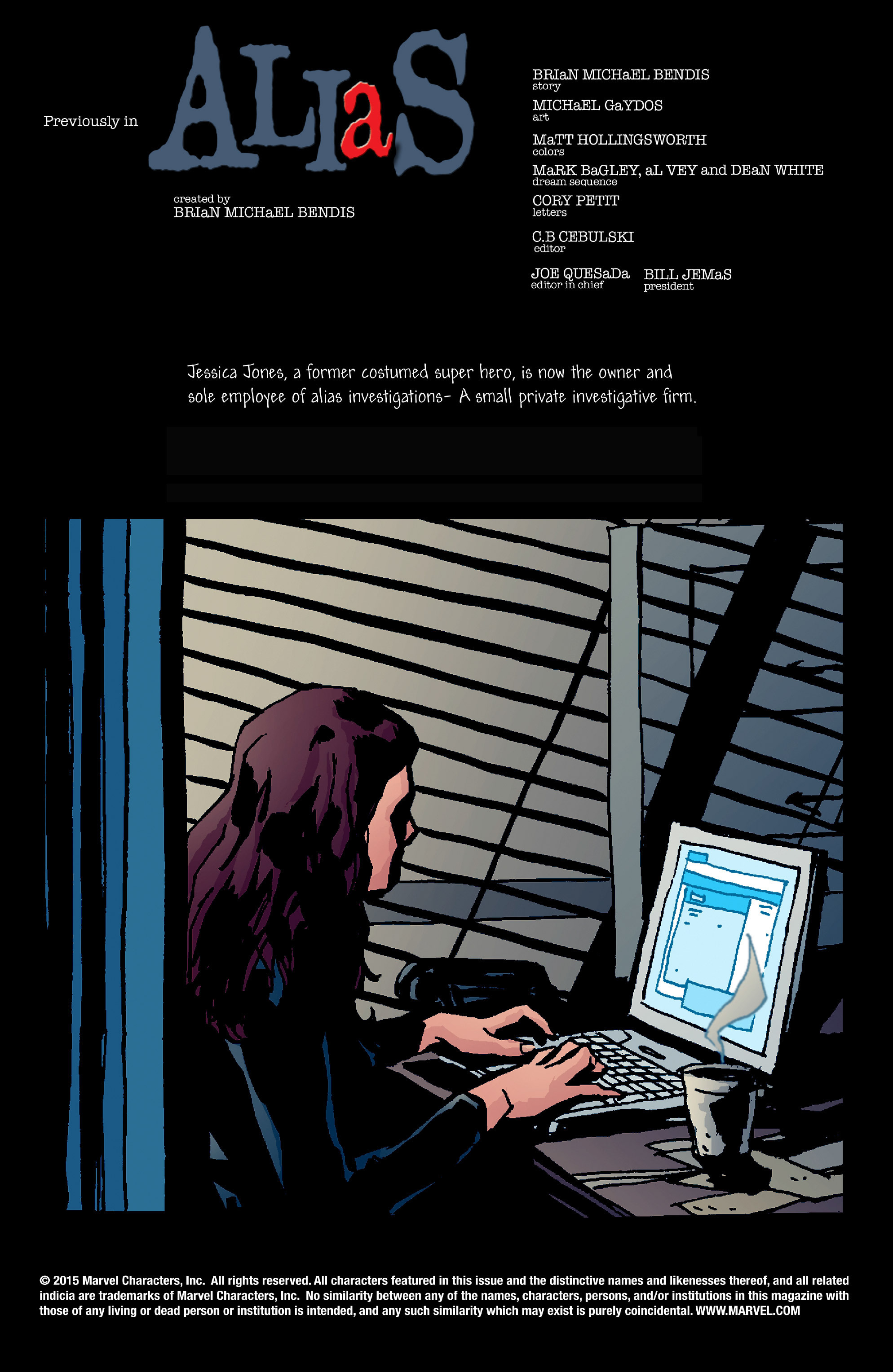 Read online Alias comic -  Issue #21 - 2