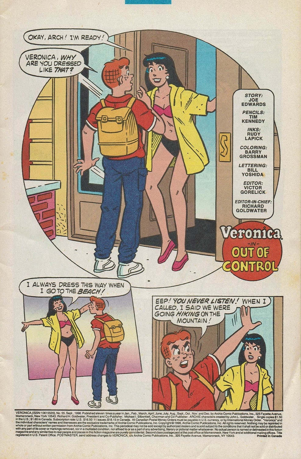 Read online Veronica comic -  Issue #55 - 3