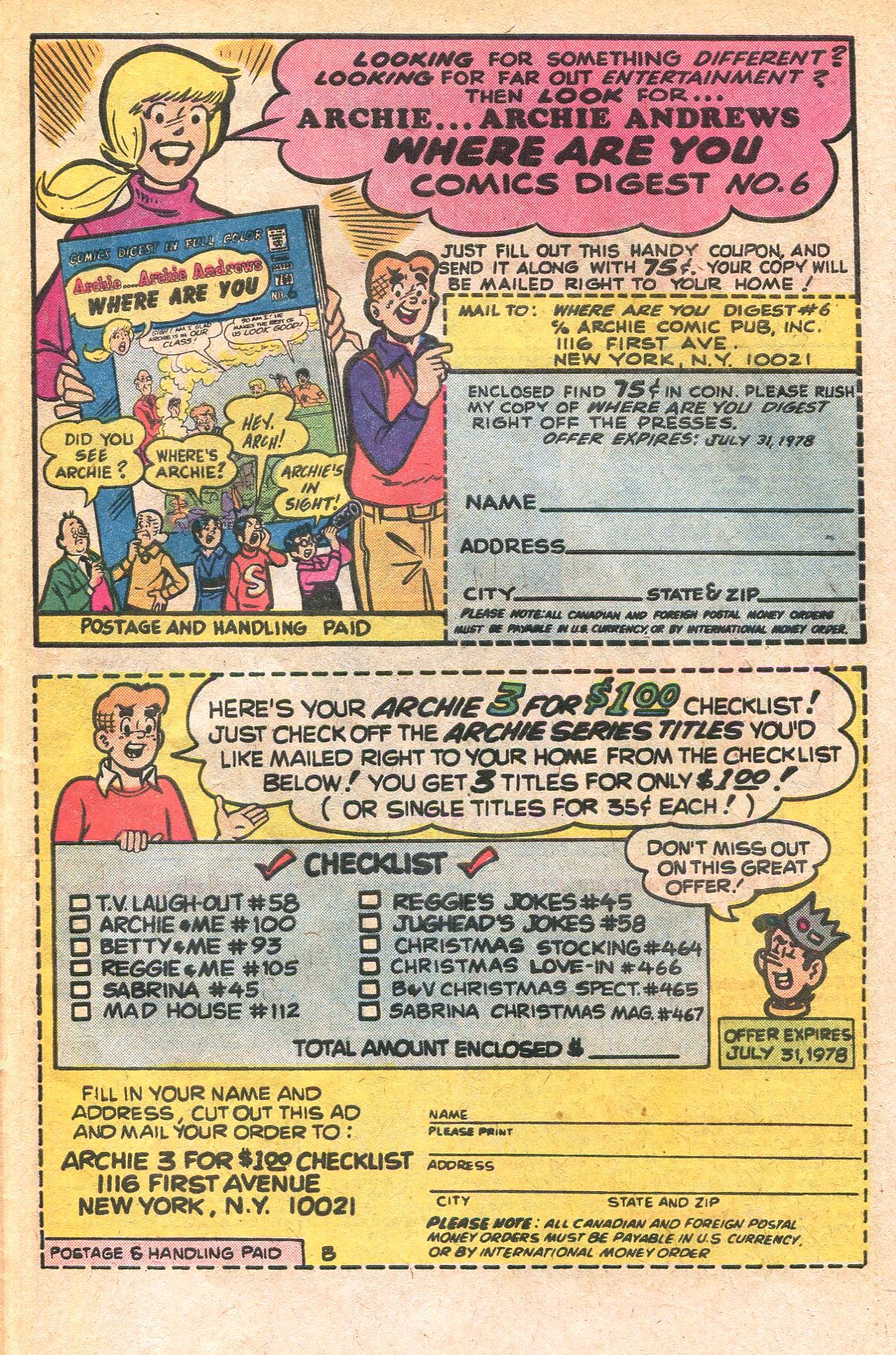 Read online Archie's Joke Book Magazine comic -  Issue #243 - 27