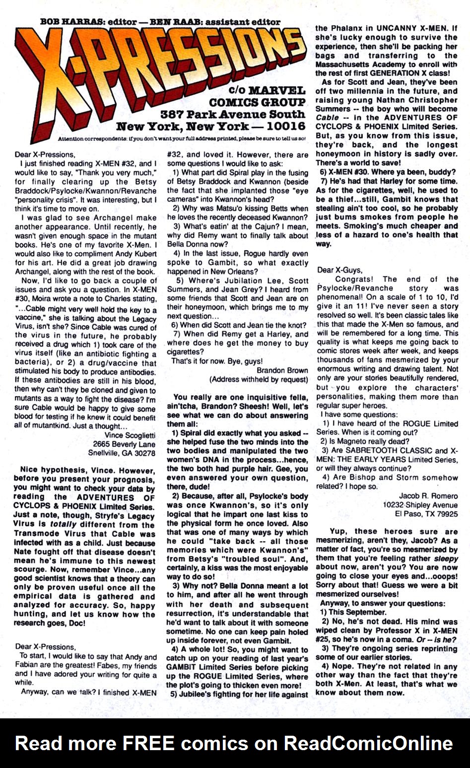 Read online X-Men (1991) comic -  Issue #35 - 23