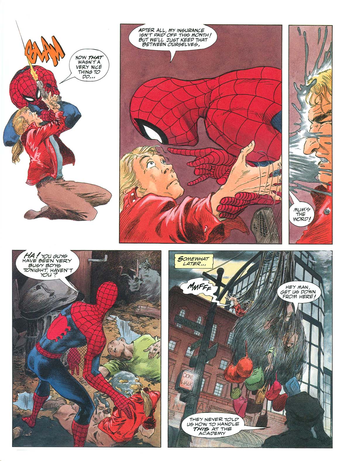 Read online Marvel Graphic Novel comic -  Issue #63 - Spider-Man - Spirits of the Earth - 10