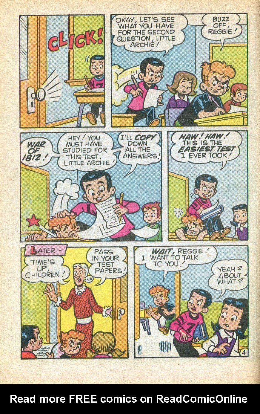 Read online Little Archie Comics Digest Magazine comic -  Issue #21 - 126