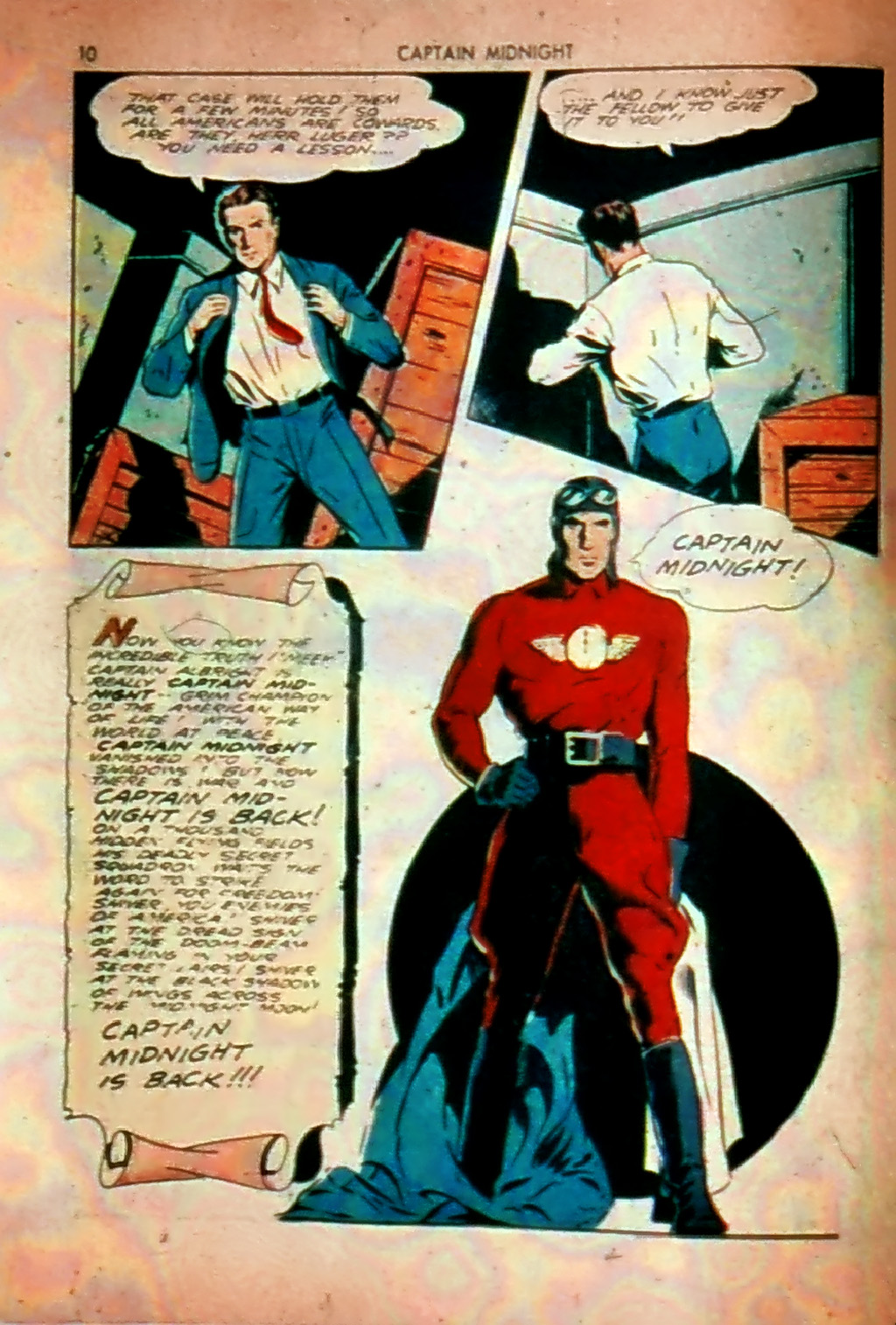 Read online Captain Midnight (1942) comic -  Issue #1 - 10