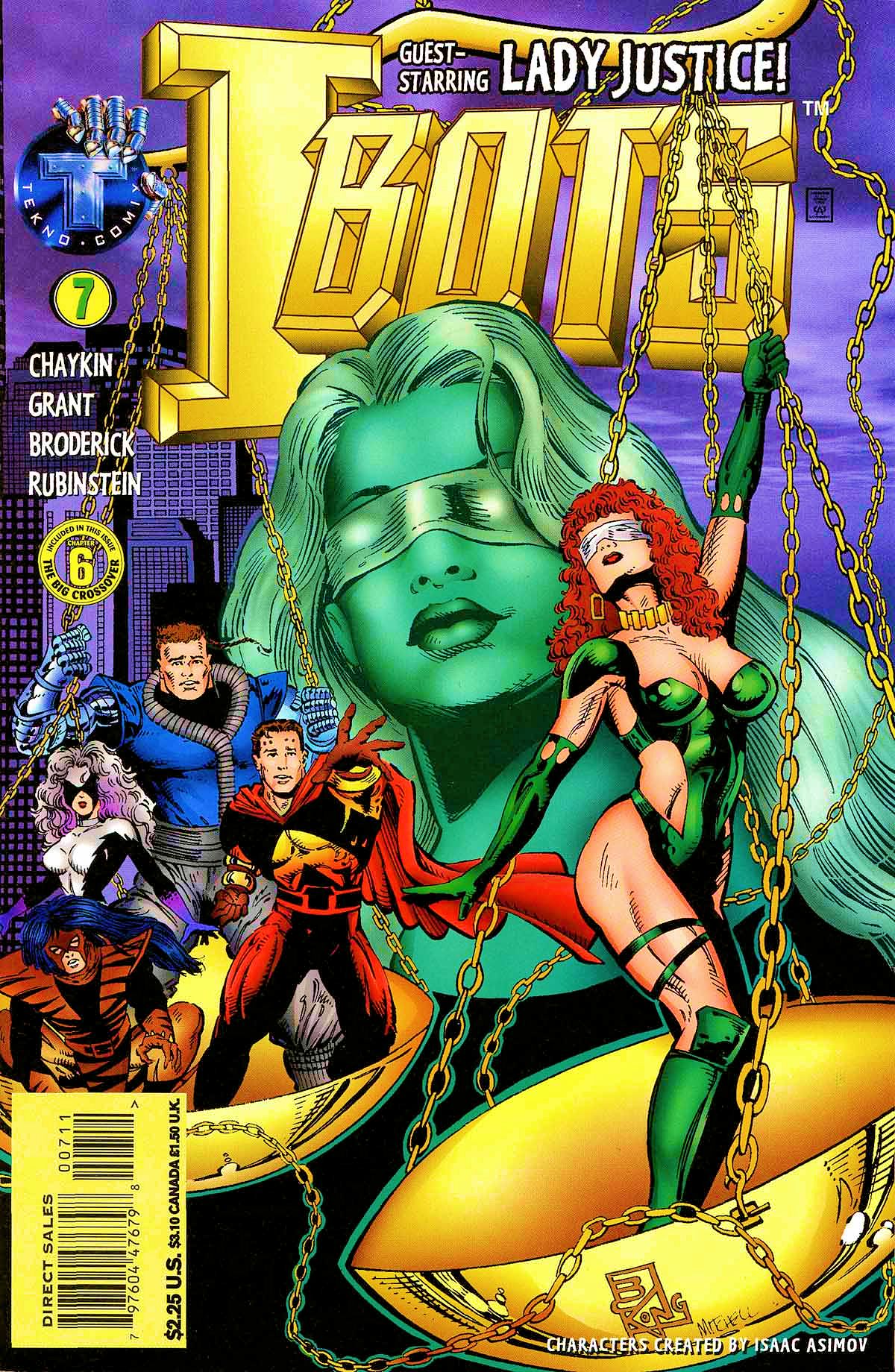 Read online Isaac Asimov's I-Bots comic -  Issue #7 - 1