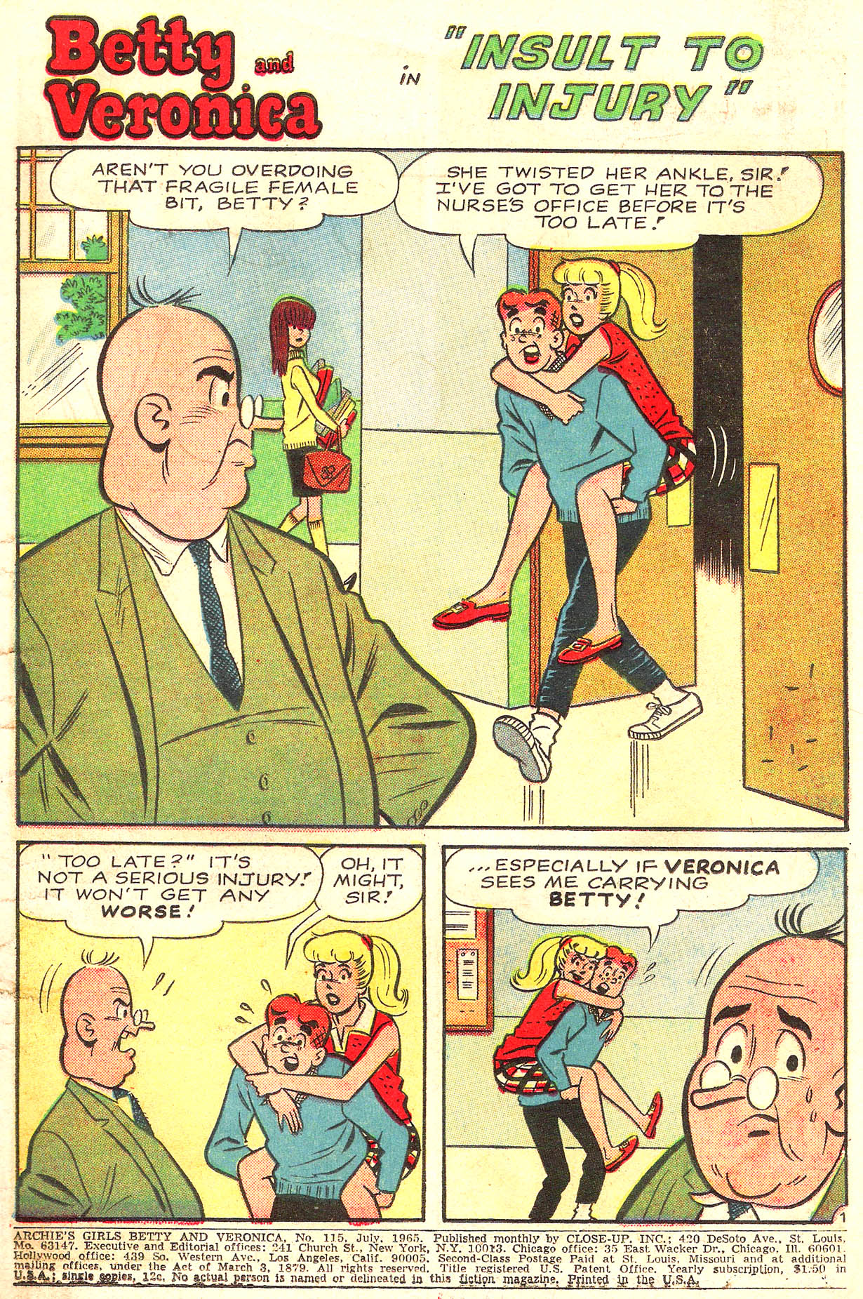 Read online Archie's Girls Betty and Veronica comic -  Issue #115 - 3