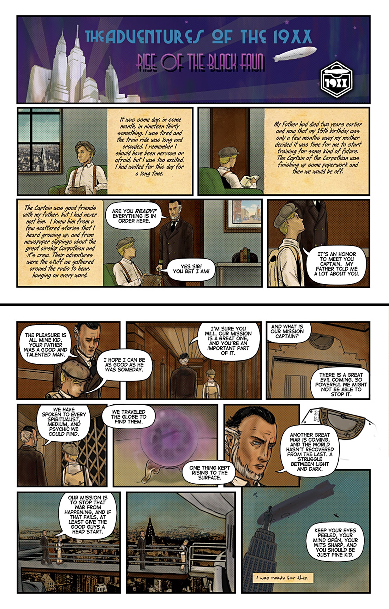 Read online The Adventures of the 19XX comic -  Issue #1 - 3