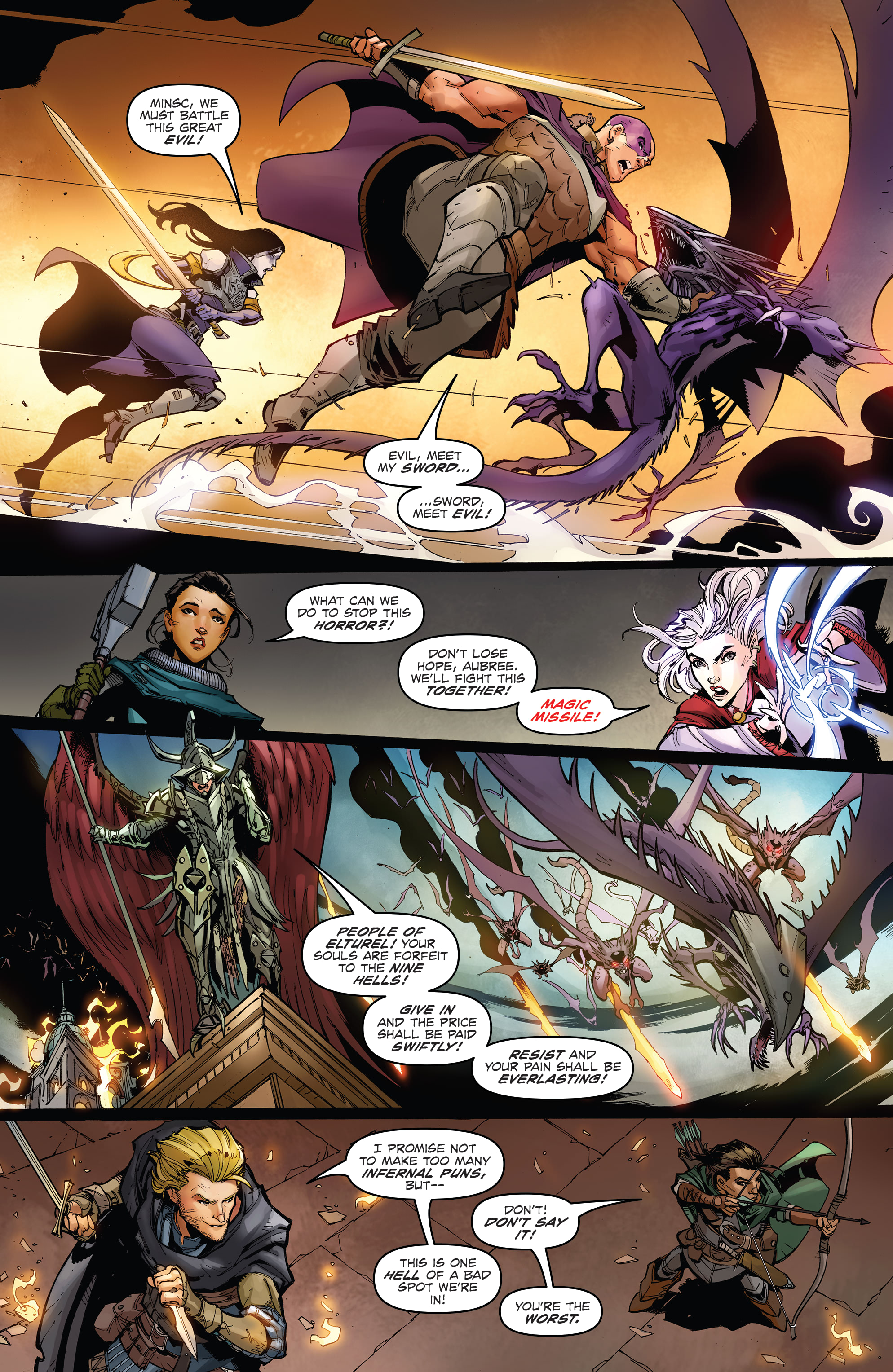 Read online Dungeons & Dragons: Infernal Tides comic -  Issue #3 - 4